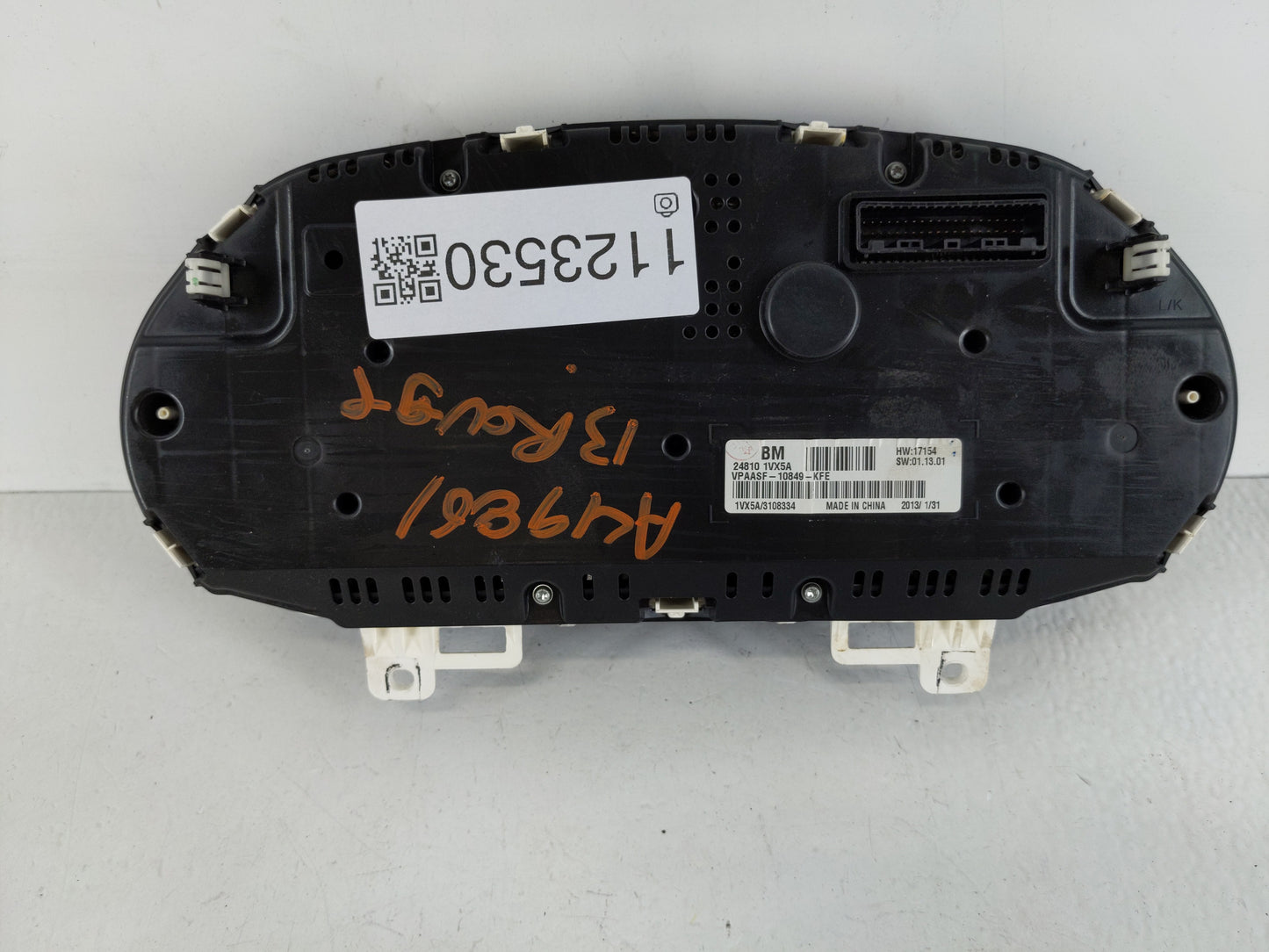2012-2015 Nissan Rogue Instrument Cluster Speedometer Gauges P/N:24810 1VX5A Fits Fits 2012 2013 2014 2015 OEM Used Auto Par