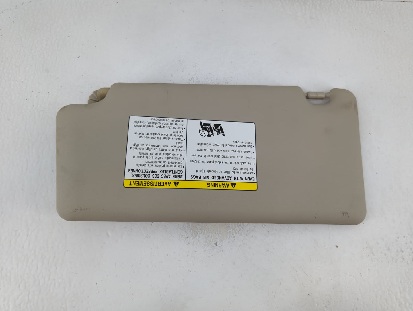 2008-2015 Nissan Rogue Sun Visor Shade Replacement Passenger Right Mirror Fits Fits 2008 2009 2010 2011 2012 2013 2014 2015 