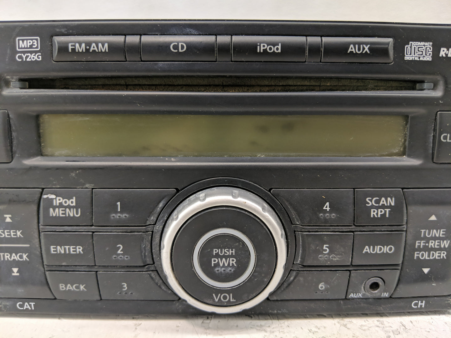 2011-2015 Nissan Rogue Radio AM FM Cd Player Receiver Replacement P/N:28185 1VK1A Fits Fits 2011 2012 2013 2014 2015 OEM Use