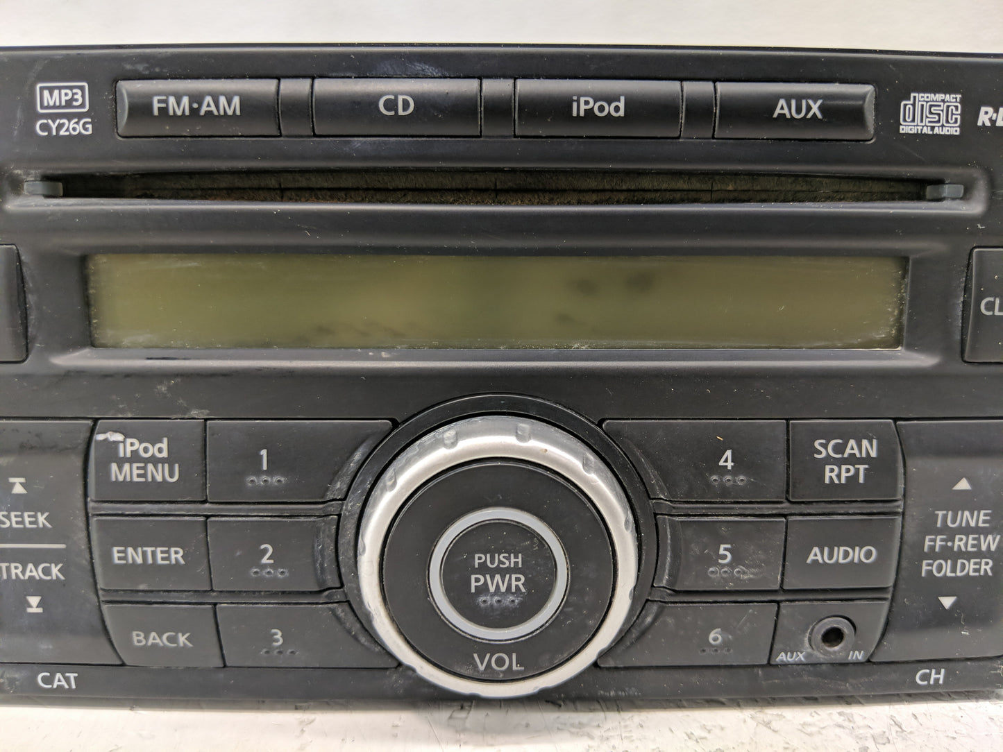 2011-2015 Nissan Rogue Radio AM FM Cd Player Receiver Replacement P/N:28185 1VK1A Fits Fits 2011 2012 2013 2014 2015 OEM Use