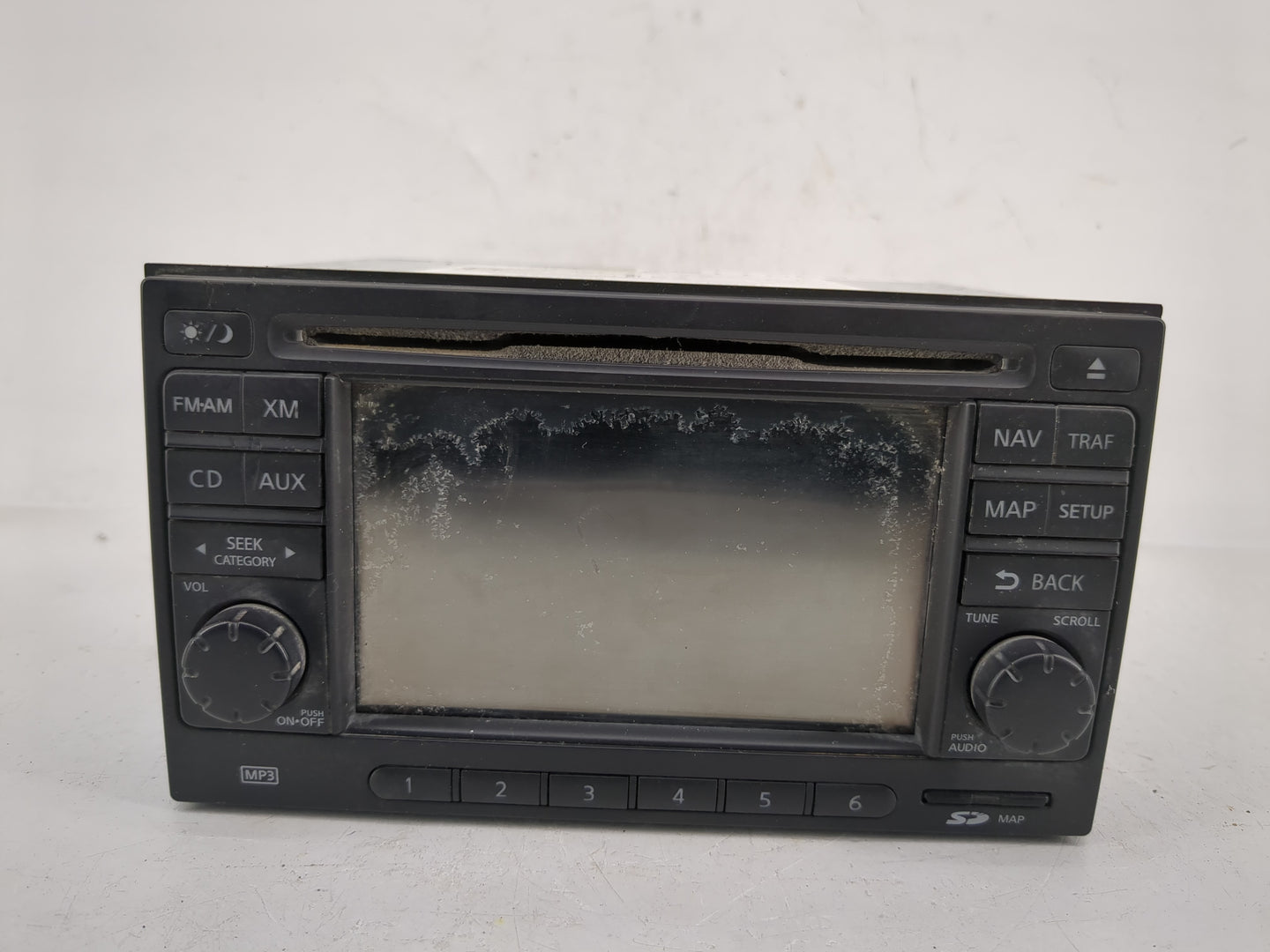 2012-2015 Nissan Rogue Radio AM FM Cd Player Receiver Replacement P/N:259151VX1B Fits Fits 2012 2013 2014 2015 OEM Used Auto