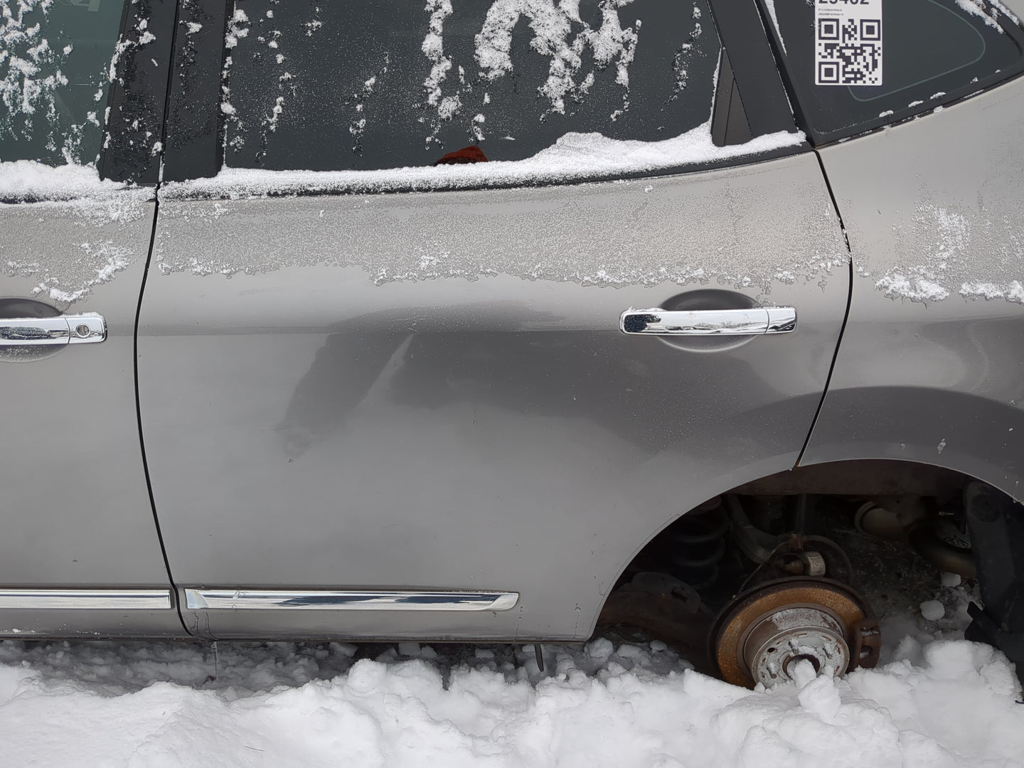 2011-2015 Nissan Rogue Driver Rear Door Oem - Oemusedautoparts1.com