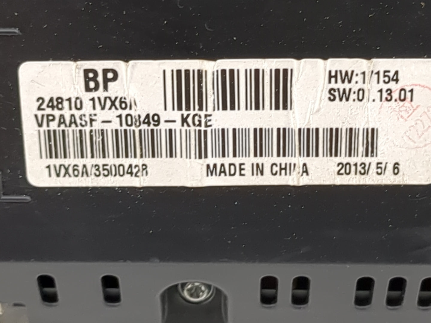 2012-2015 Nissan Rogue Instrument Cluster Speedometer Gauges P/N:24810 1VX6A Miles:140K Fits Fits 2012 2013 2014 2015 OEM Us