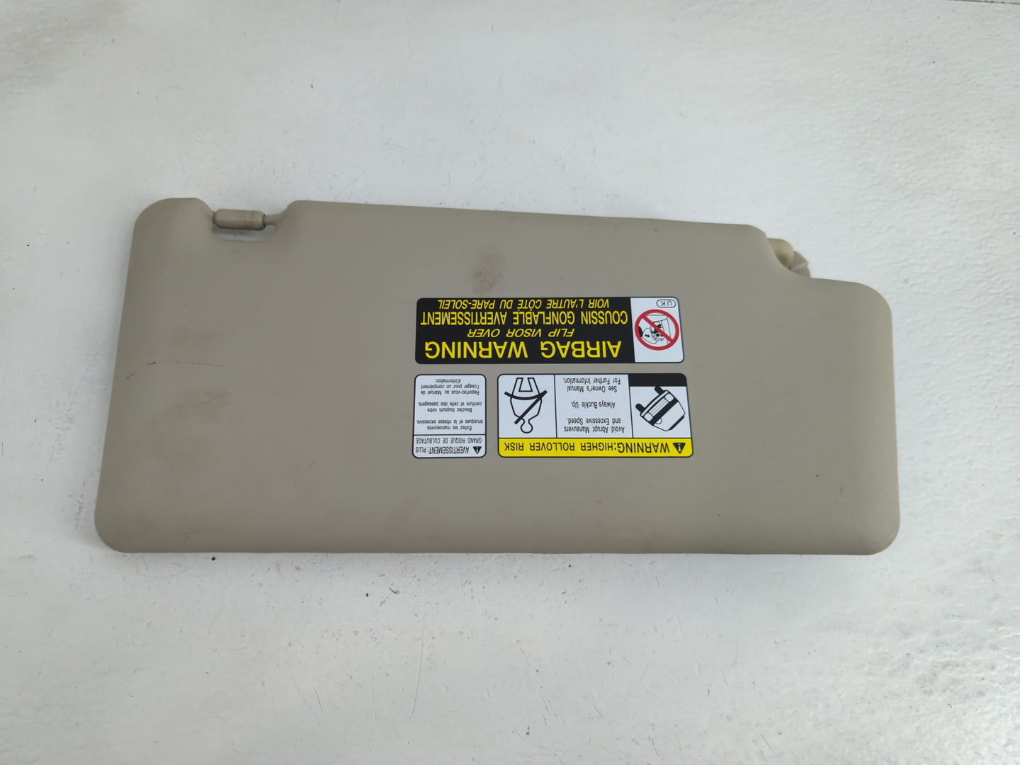 2011-2015 Nissan Rogue Sun Visor Shade Replacement Driver Left Mirror Fits Fits 2011 2012 2013 2014 2015 OEM Used Auto Parts