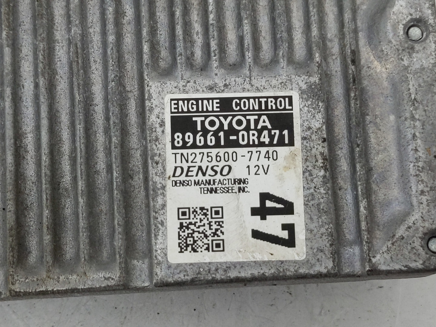 2013-2015 Nissan Rogue PCM Engine Control Computer ECU ECM PCU OEM P/N:TN275600-7740 89661-0R471 Fits Fits 2013 2014 2015 OE
