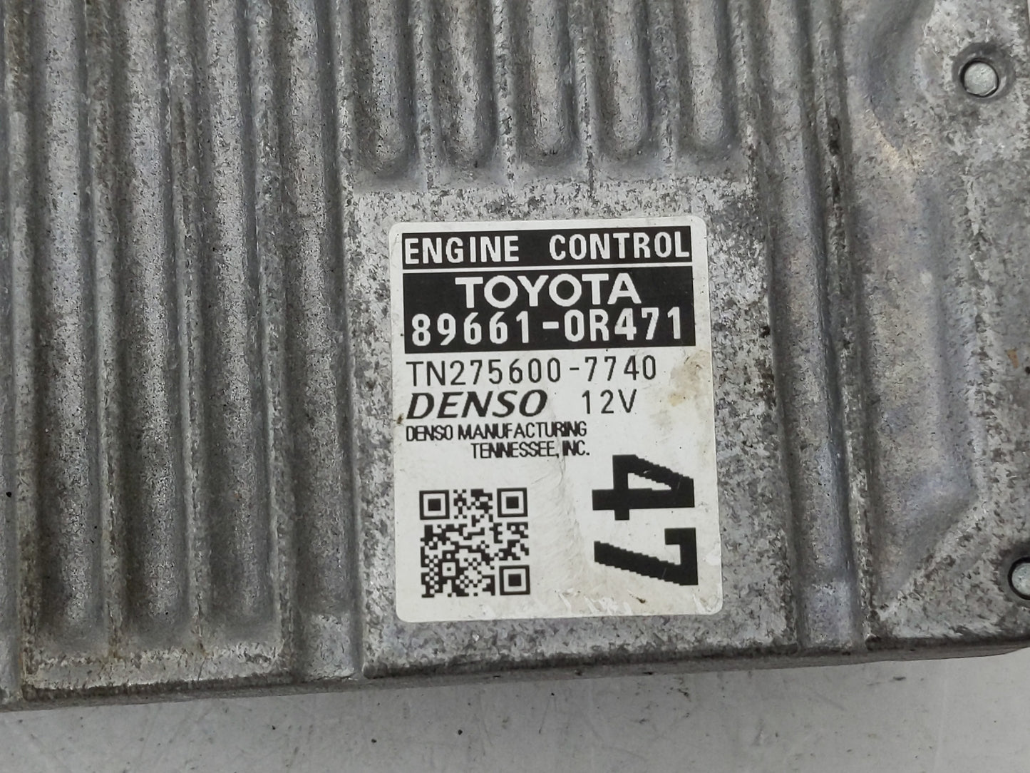 2013-2015 Nissan Rogue PCM Engine Control Computer ECU ECM PCU OEM P/N:TN275600-7740 89661-0R471 Fits Fits 2013 2014 2015 OE
