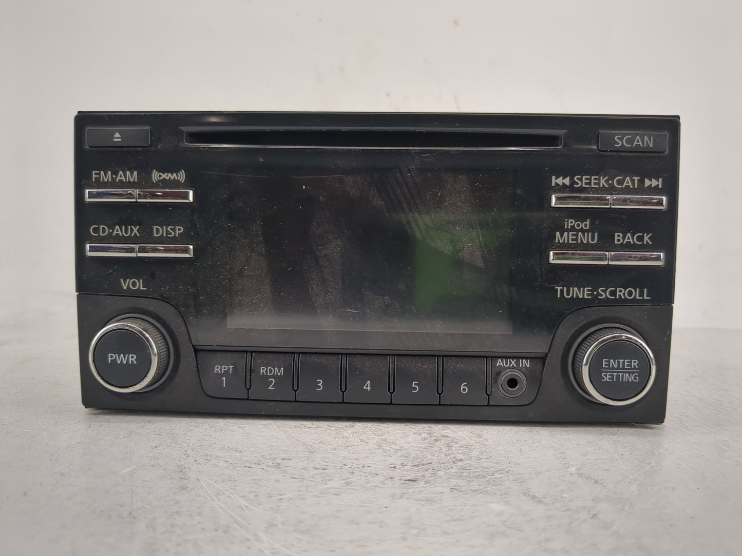 2012-2015 Nissan Rogue Radio AM FM Cd Player Receiver Replacement P/N:28185 1VX2A Fits Fits 2012 2013 2014 2015 OEM Used Aut