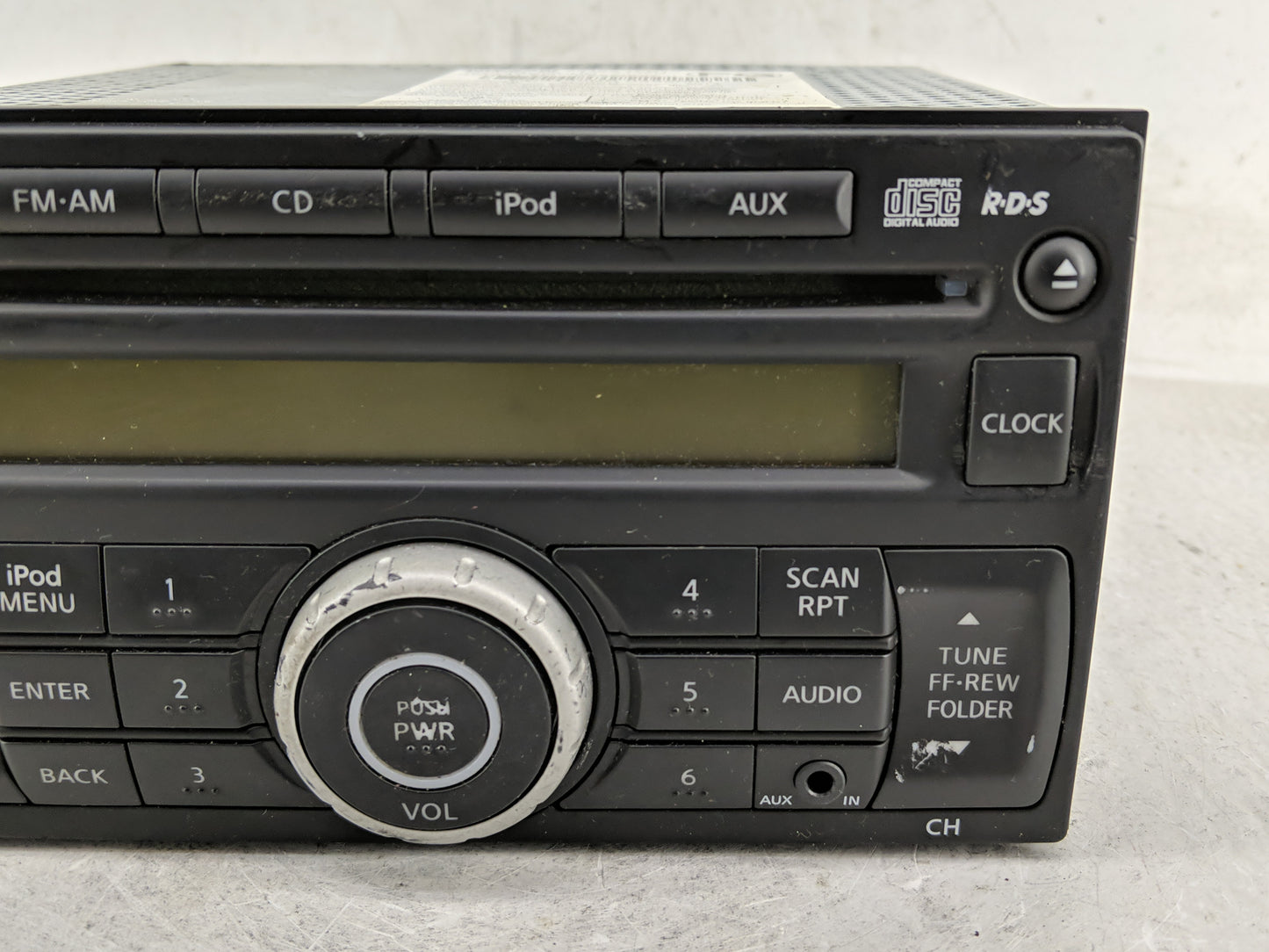 2011-2015 Nissan Rogue Radio AM FM Cd Player Receiver Replacement P/N:28185 1VK1A Fits Fits 2011 2012 2013 2014 2015 OEM Use