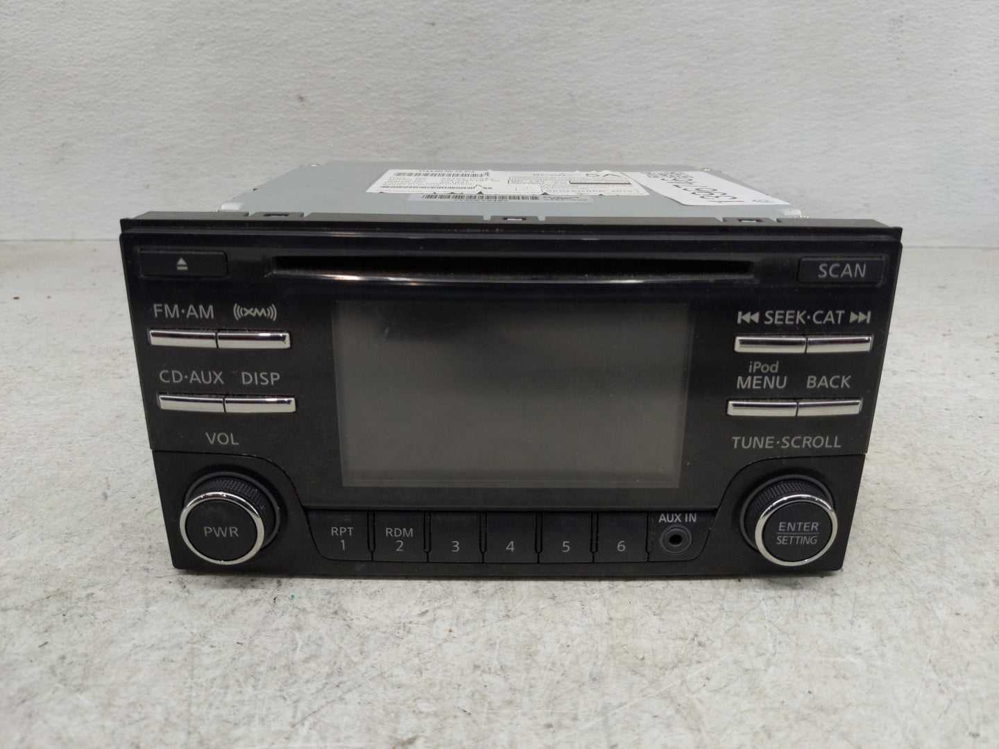 2012-2015 Nissan Rogue Radio AM FM Cd Player Receiver Replacement P/N:28185 1VX2A Fits Fits 2012 2013 2014 2015 OEM Used Aut