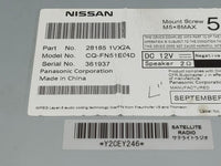 2012-2015 Nissan Rogue Radio AM FM Cd Player Receiver Replacement P/N:28185 1VX2A Fits Fits 2012 2013 2014 2015 OEM Used Aut