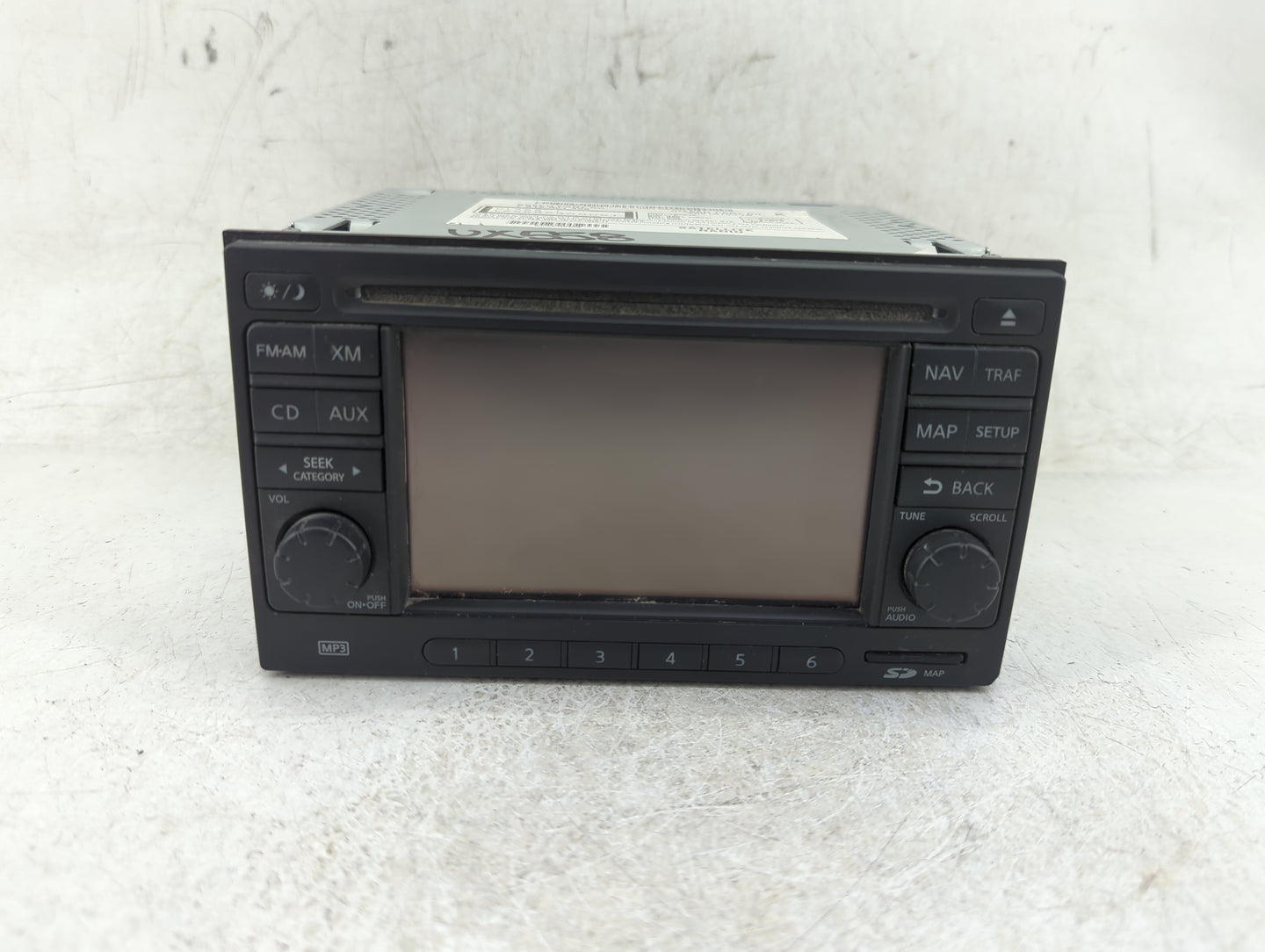 2011-2015 Nissan Rogue Radio AM FM Cd Player Receiver Replacement P/N:259151VY1B 7 612 051 456 Fits Fits 2011 2012 2013 2014