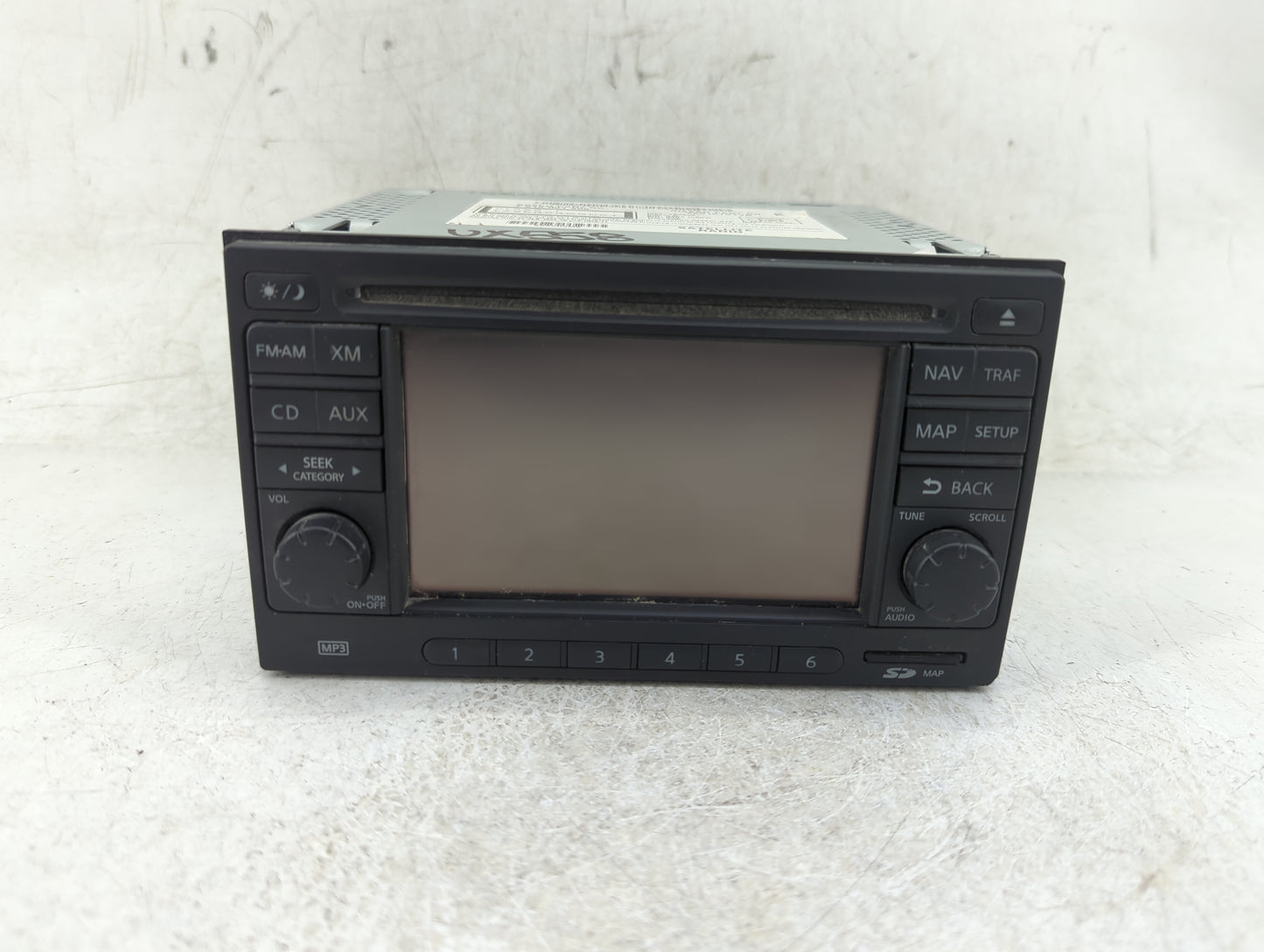 2011-2015 Nissan Rogue Radio AM FM Cd Player Receiver Replacement P/N:259151VY1B 7 612 051 456 Fits Fits 2011 2012 2013 2014