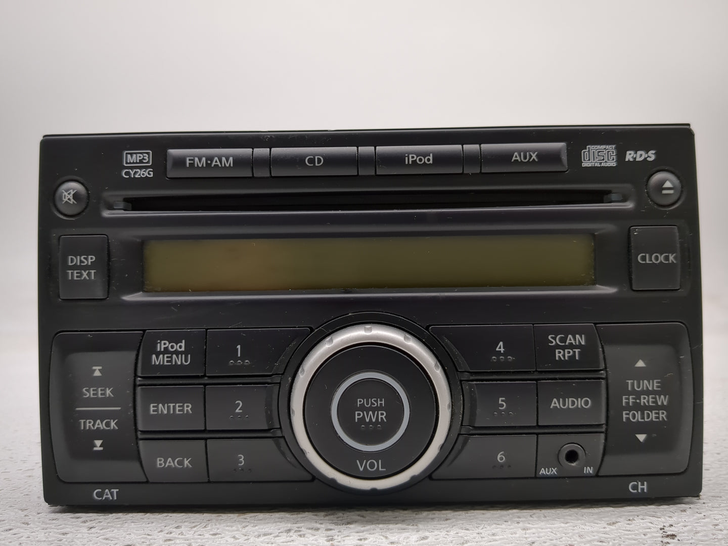 2011-2015 Nissan Rogue Radio AM FM Cd Player Receiver Replacement P/N:28185 1VK1A Fits Fits 2011 2012 2013 2014 2015 OEM Use