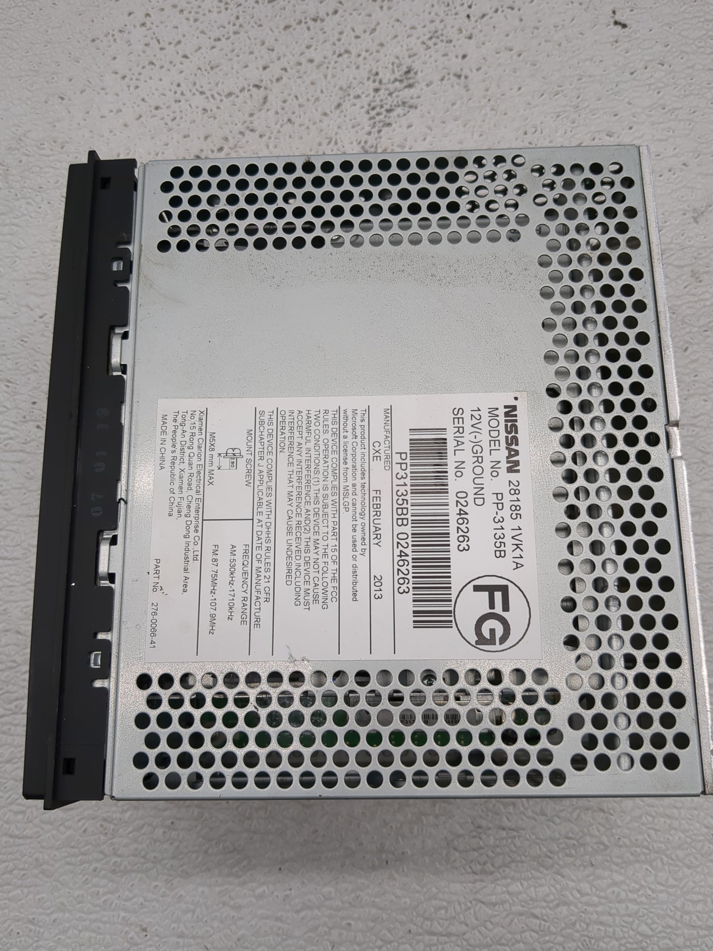 2011-2015 Nissan Rogue Radio AM FM Cd Player Receiver Replacement P/N:28185 1VK1A Fits Fits 2011 2012 2013 2014 2015 OEM Use