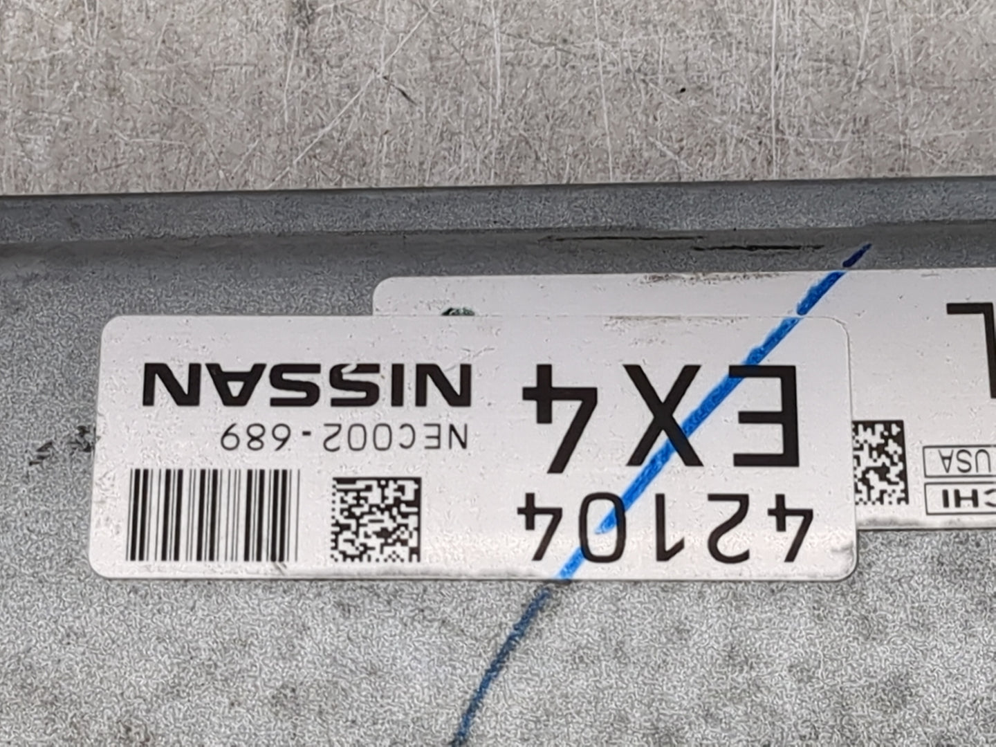 2013-2015 Nissan Rogue PCM Engine Control Computer ECU ECM PCU OEM P/N:NEC002-689 Fits Fits 2013 2014 2015 OEM Used Auto Par