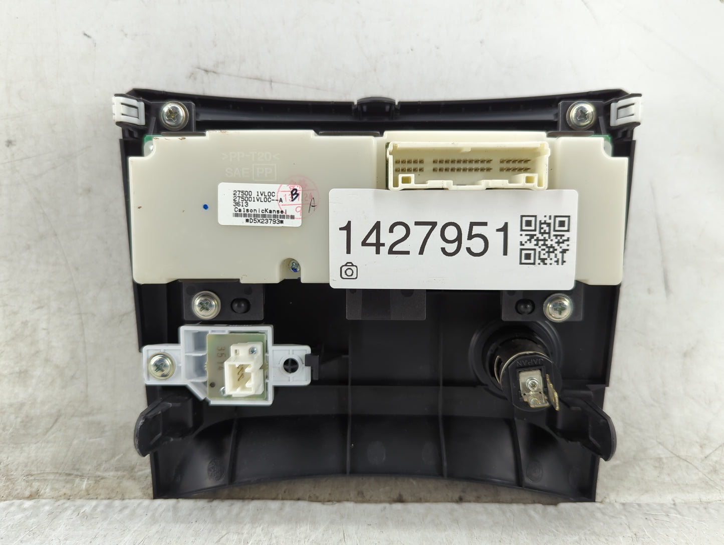2011-2015 Nissan Rogue Climate Control Module Temperature AC/Heater Replacement P/N:27500 1VL0C 275001VL0C--A Fits OEM Used 