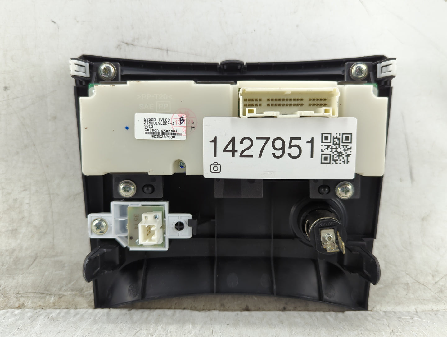 2011-2015 Nissan Rogue Climate Control Module Temperature AC/Heater Replacement P/N:27500 1VL0C 275001VL0C--A Fits OEM Used 