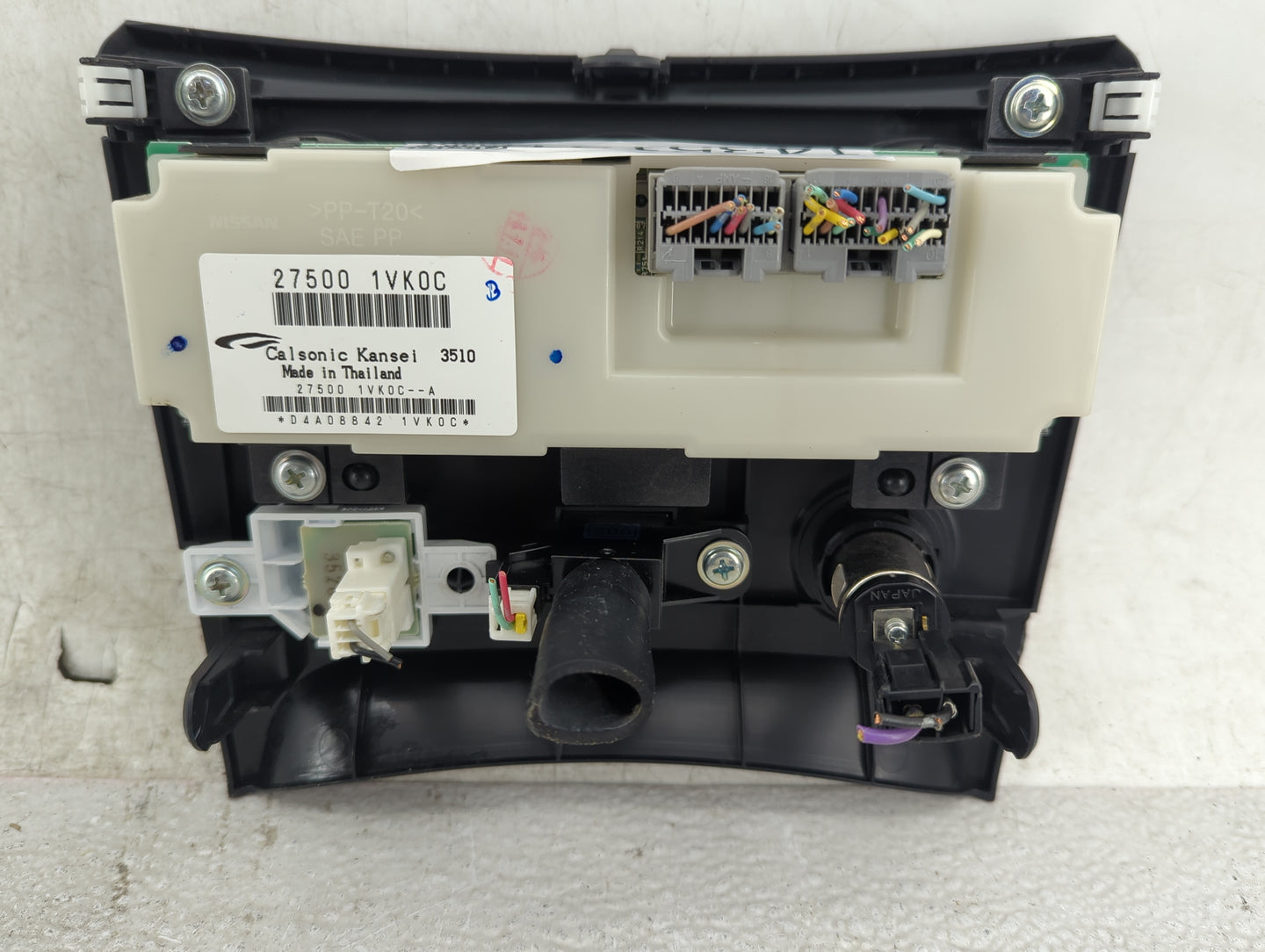 2011-2015 Nissan Rogue Climate Control Module Temperature AC/Heater Replacement P/N:27500 1VK0C 27500 1VK0C--A Fits OEM Used
