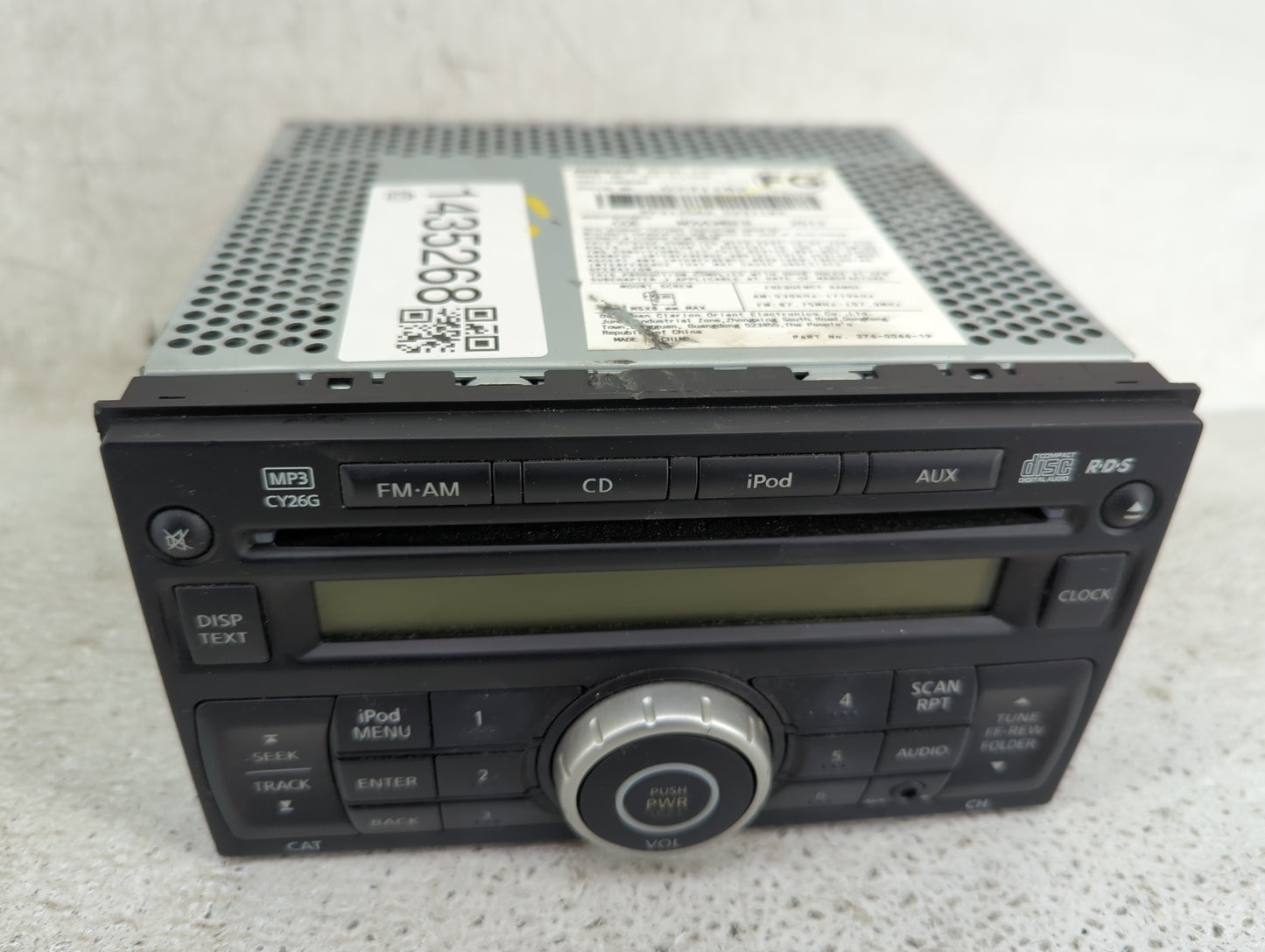 2011-2015 Nissan Rogue Radio AM FM Cd Player Receiver Replacement P/N:28185 1VK1A PP-3135B Fits Fits 2011 2012 2013 2014 201