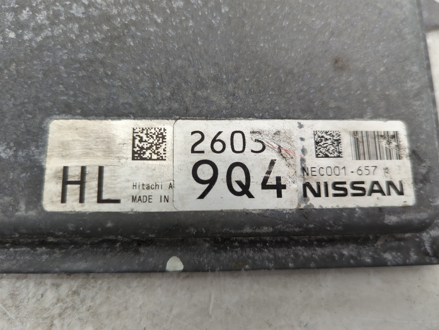 2013-2015 Nissan Rogue PCM Engine Control Computer ECU ECM PCU OEM P/N:NEC001-657 Fits Fits 2013 2014 2015 OEM Used Auto Par