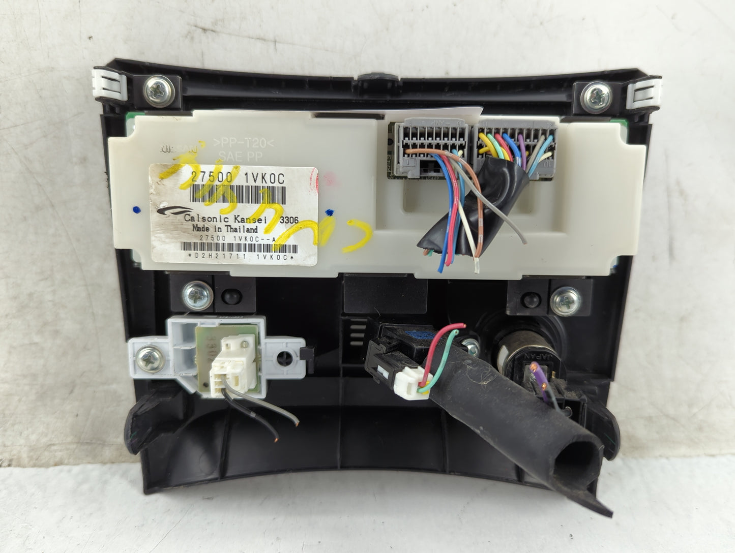 2011-2015 Nissan Rogue Climate Control Module Temperature AC/Heater Replacement P/N:27500 1VK0C Fits Fits 2011 2012 2013 201