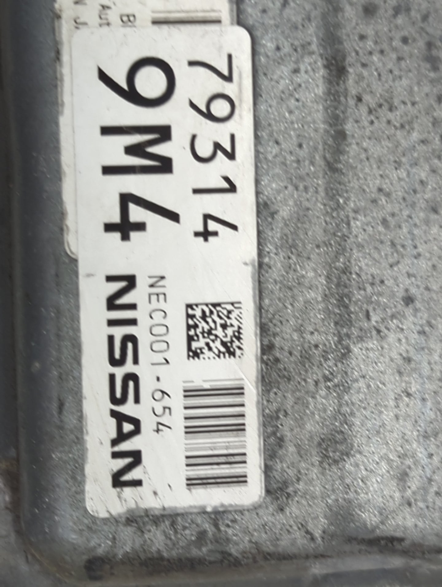 2013-2015 Nissan Rogue PCM Engine Control Computer ECU ECM PCU OEM P/N:NEC001-654 Fits Fits 2013 2014 2015 OEM Used Auto Par