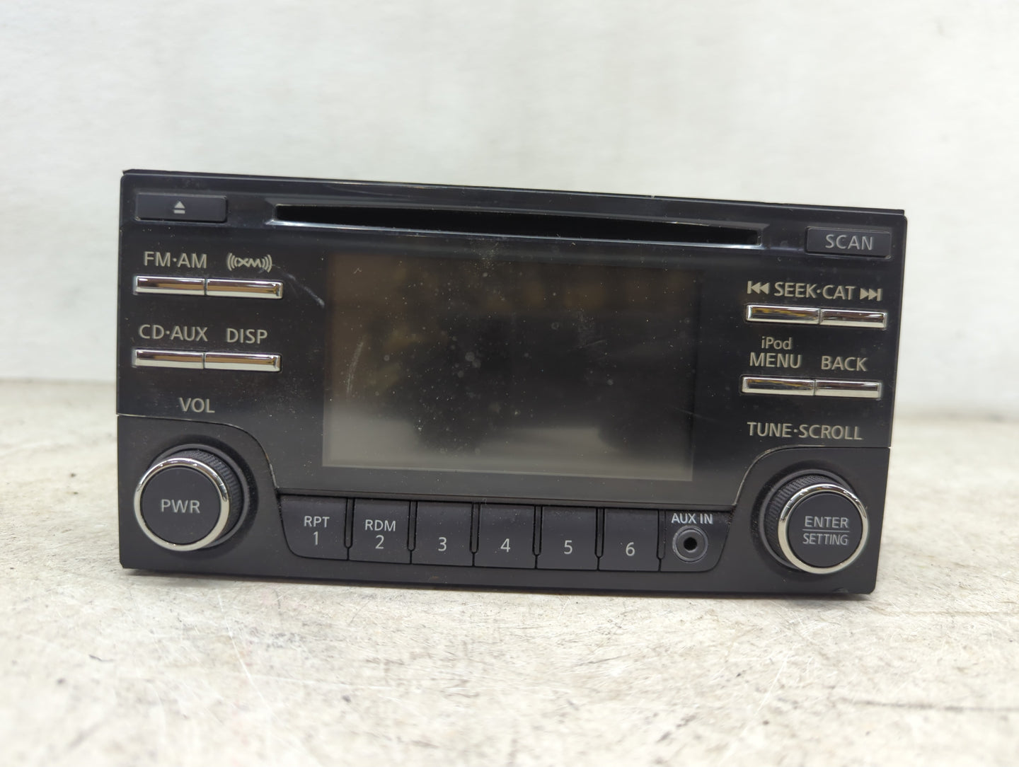 2012-2015 Nissan Rogue Radio AM FM Cd Player Receiver Replacement P/N:28185 1VX2A CQ-FN51E04D Fits Fits 2012 2013 2014 2015 