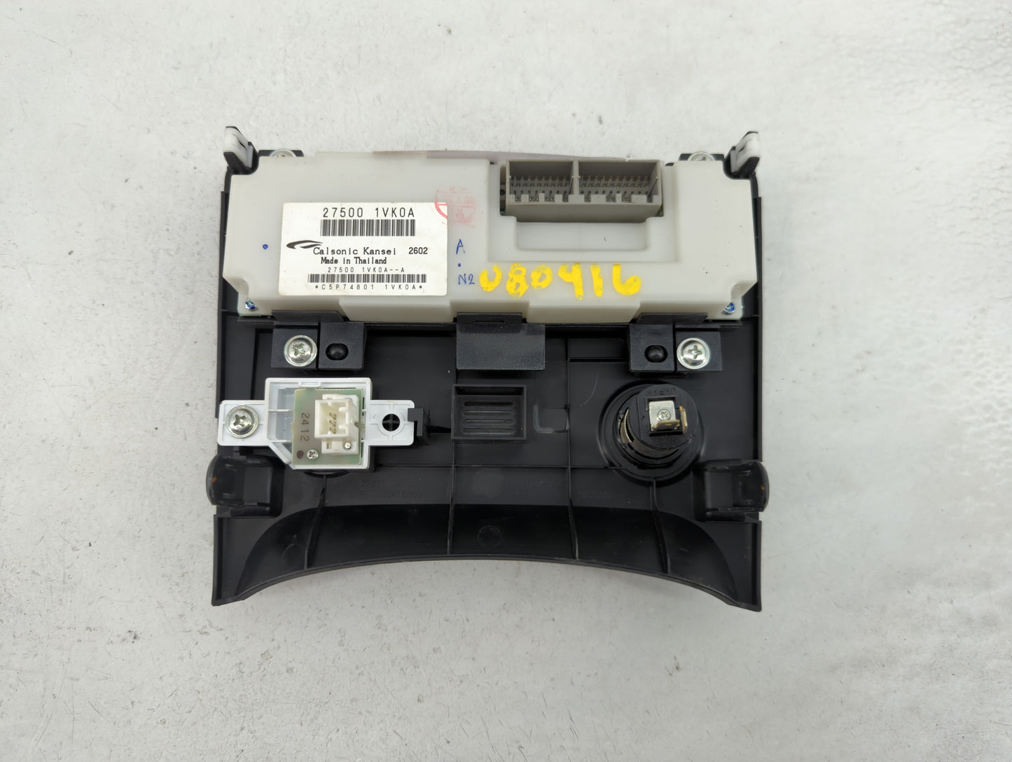 2011-2015 Nissan Rogue Climate Control Module Temperature AC/Heater Replacement P/N:27500 1VK0A 27500 1VK0A--A Fits OEM Used