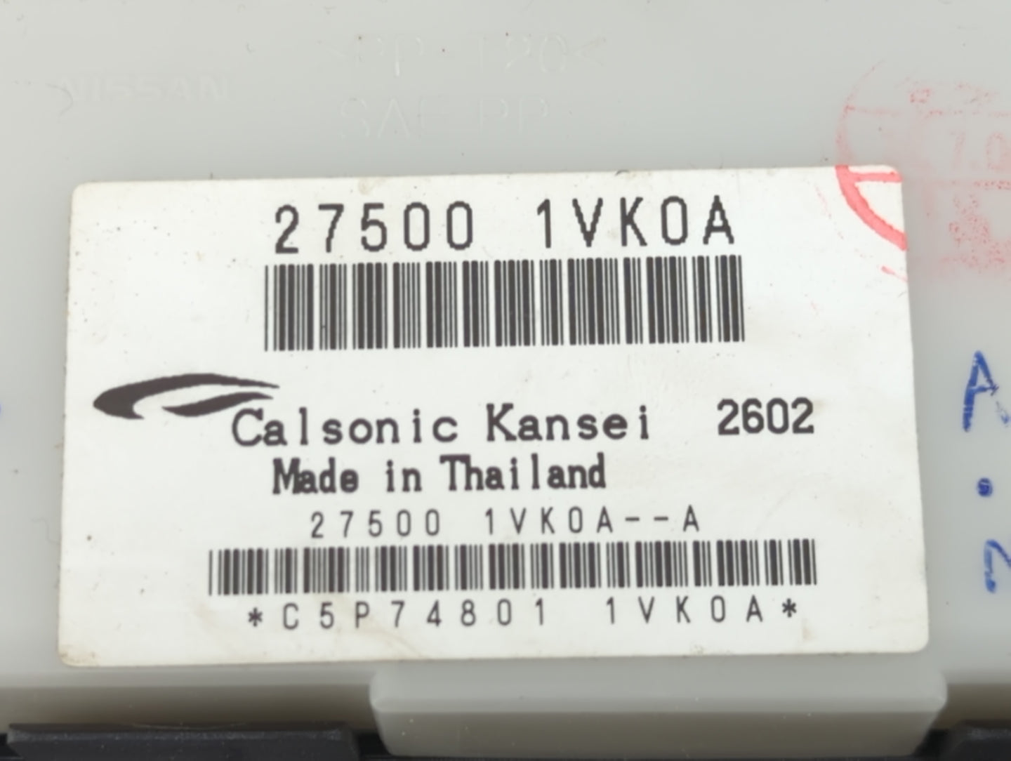 2011-2015 Nissan Rogue Climate Control Module Temperature AC/Heater Replacement P/N:27500 1VK0A 27500 1VK0A--A Fits OEM Used