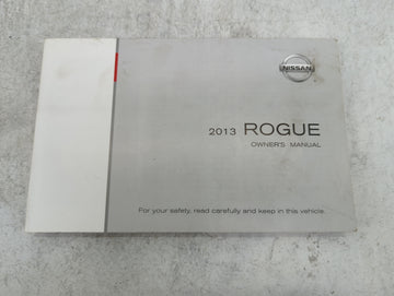 2013 Nissan Rogue Owners Manual Book Guide P/N:OM3E-0S35U0 T00UM-JM04D OEM Used Auto Parts