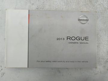2013 Nissan Rogue Owners Manual Book Guide P/N:OM3E-0S35U1 T00UM-JM05D OEM Used Auto Parts - Oemusedautoparts1.com
