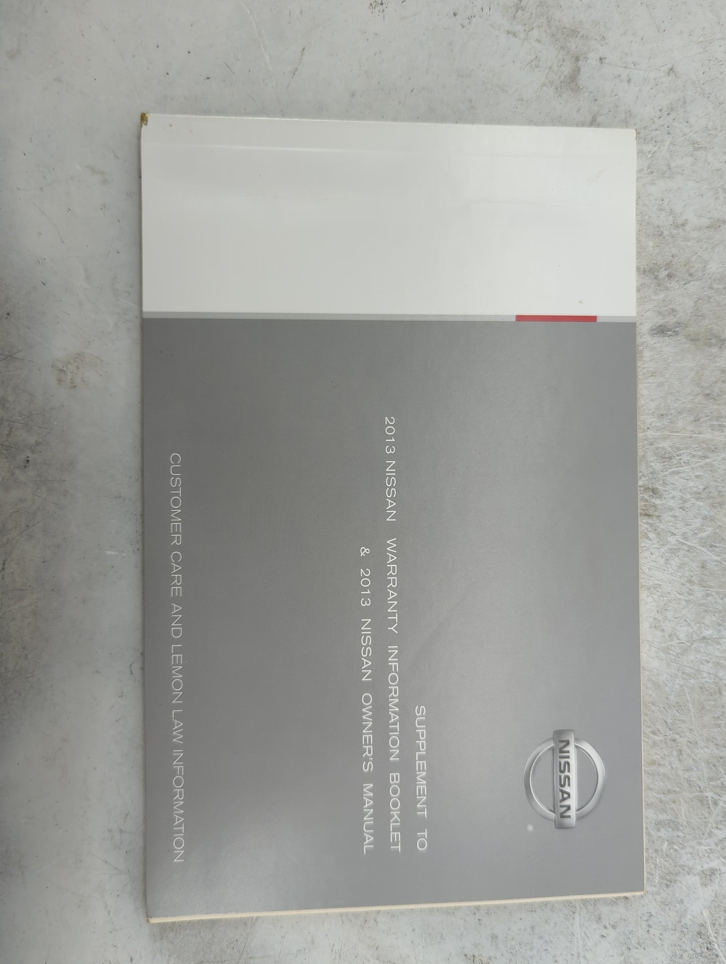 2013 Nissan Rogue Owners Manual Book Guide P/N:WB3E NALLU3 OEM Used Auto Parts - Oemusedautoparts1.com