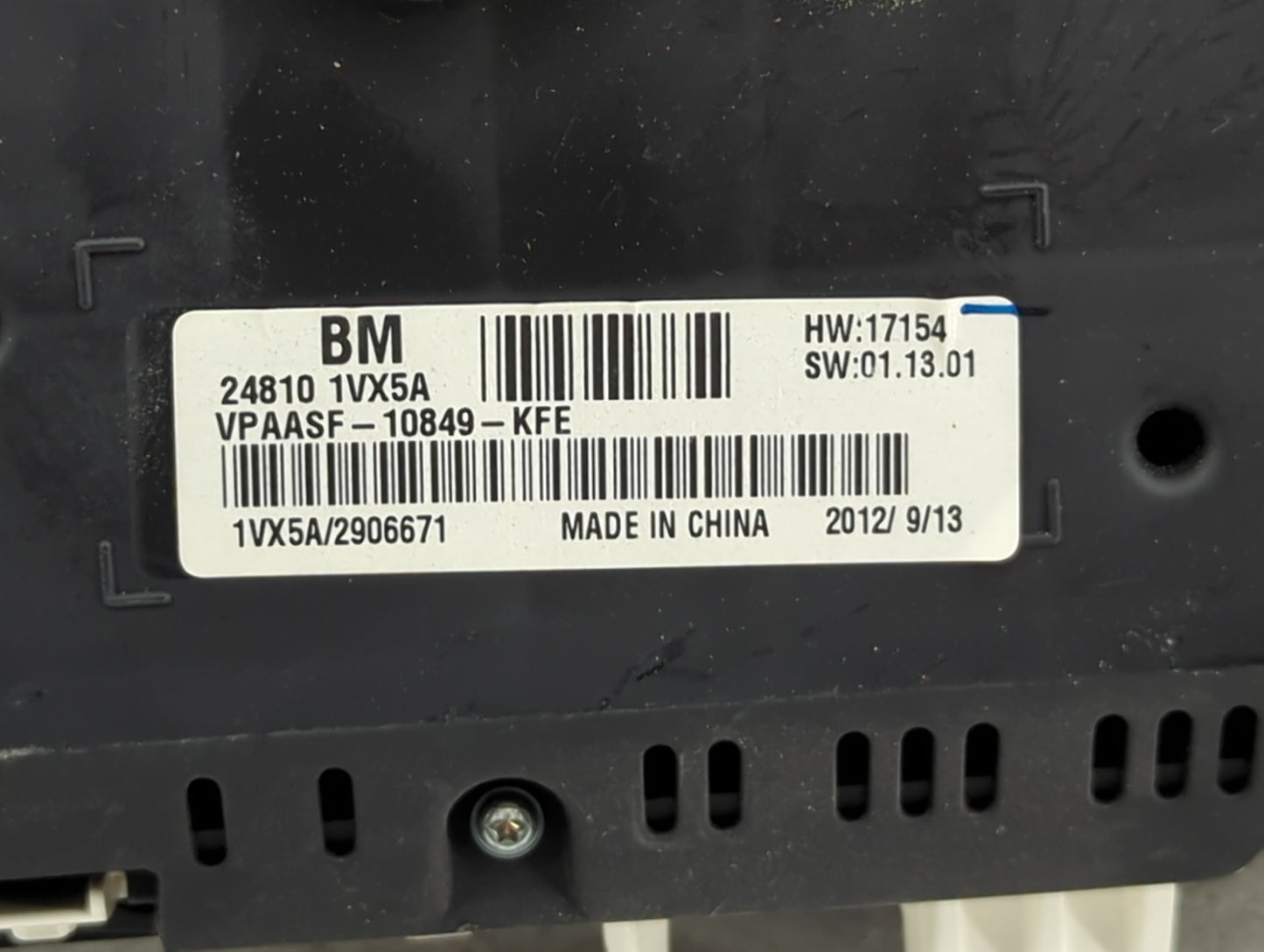 2012-2015 Nissan Rogue Instrument Cluster Speedometer Gauges P/N:248101VX5A VPAASF-10849-KFE Miles: Fits Fits 2012 2013 2014