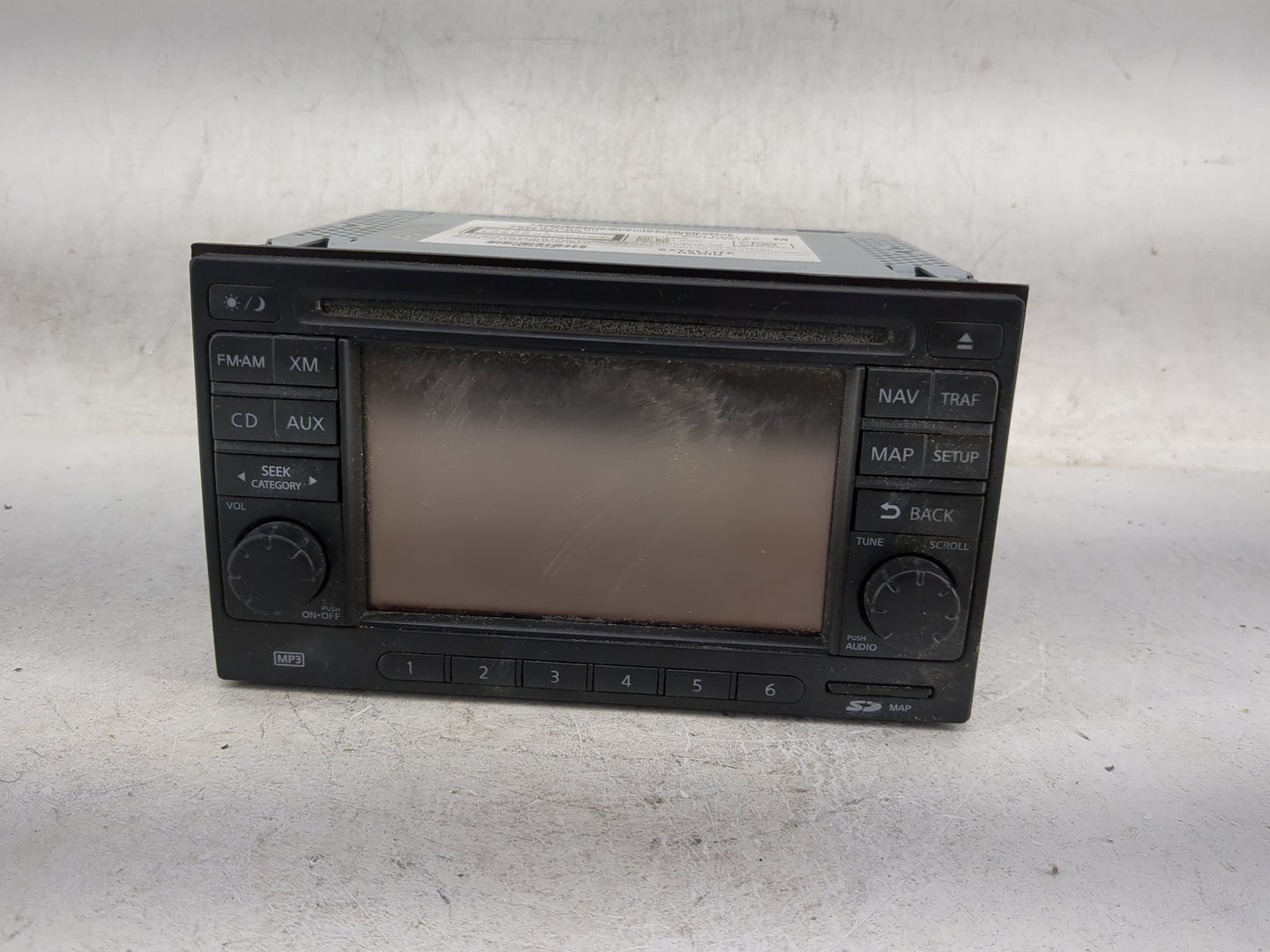 2012-2015 Nissan Rogue Radio AM FM Cd Player Receiver Replacement P/N:7612051458 259151VX1B Fits Fits 2012 2013 2014 2015 OE