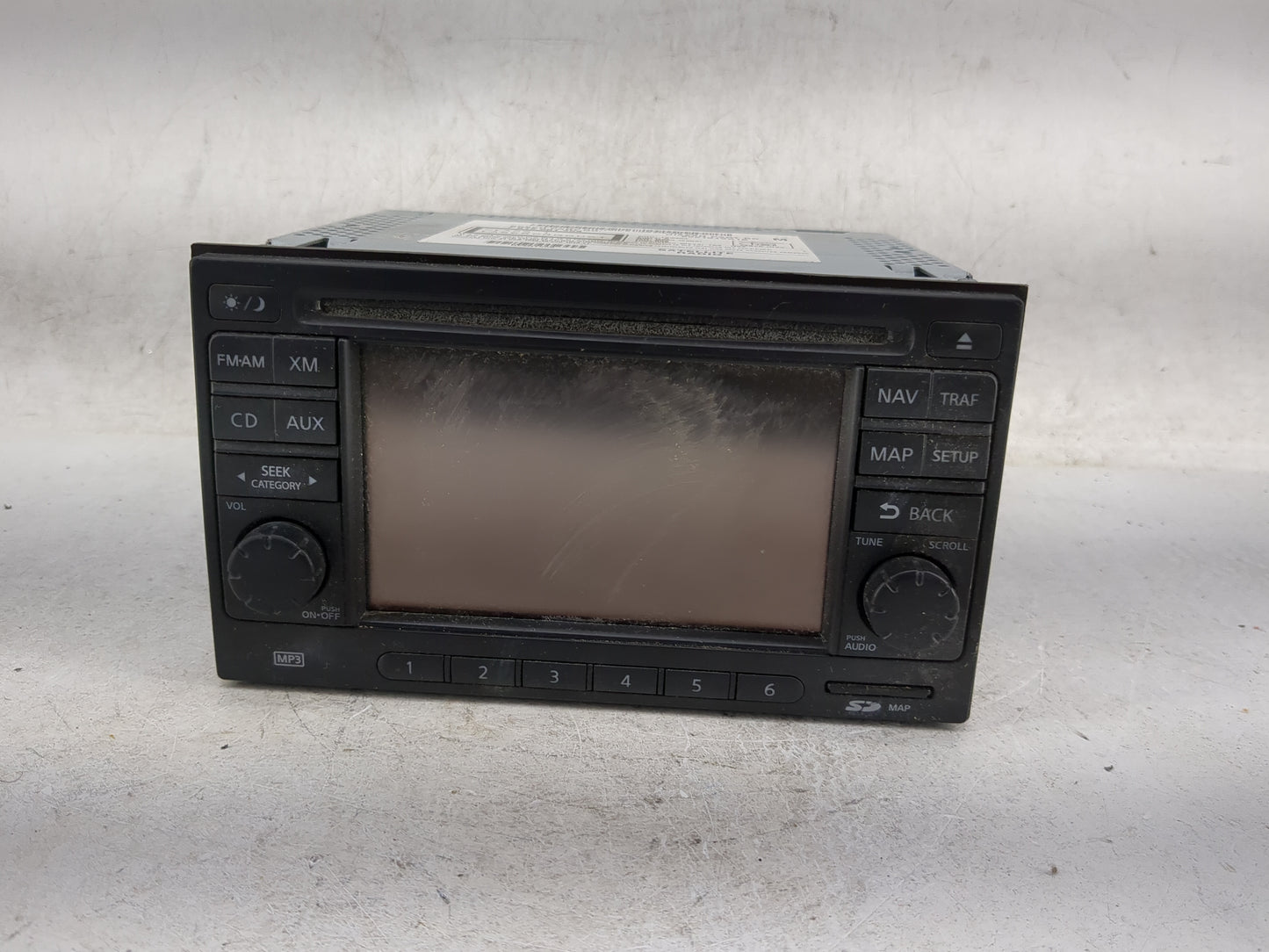 2012-2015 Nissan Rogue Radio AM FM Cd Player Receiver Replacement P/N:7612051458 259151VX1B Fits Fits 2012 2013 2014 2015 OE