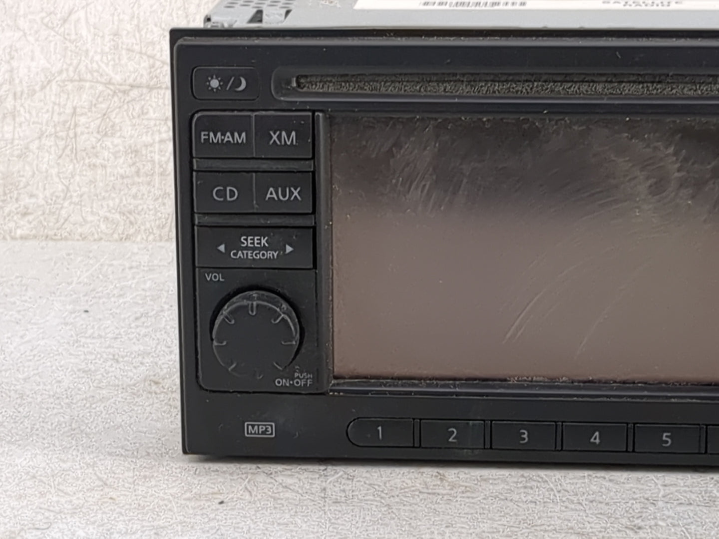 2012-2015 Nissan Rogue Radio AM FM Cd Player Receiver Replacement P/N:7612051458 259151VX1B Fits Fits 2012 2013 2014 2015 OE