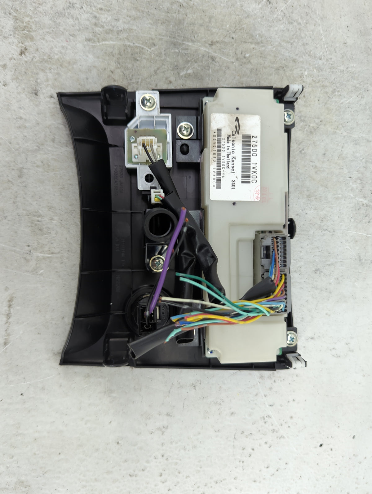 2011-2015 Nissan Rogue Climate Control Module Temperature AC/Heater Replacement P/N:27500 1VK0C 1VK0C-A Fits OEM Used Auto P