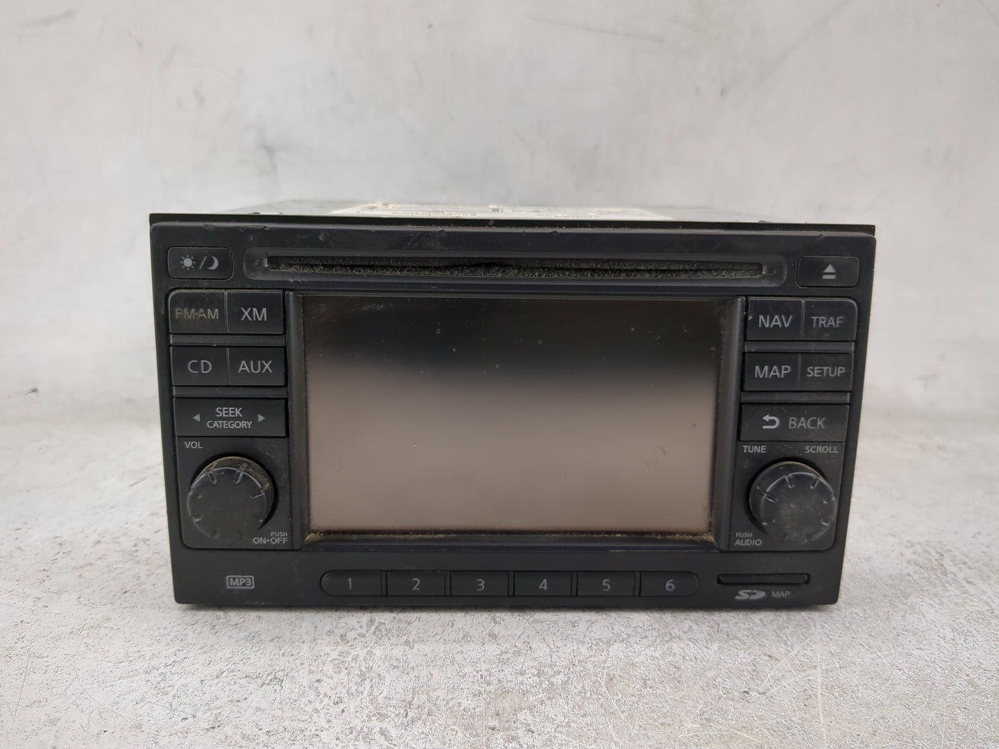 2012-2015 Nissan Rogue Radio AM FM Cd Player Receiver Replacement P/N:259151VX1B 7612051458 Fits Fits 2012 2013 2014 2015 OE