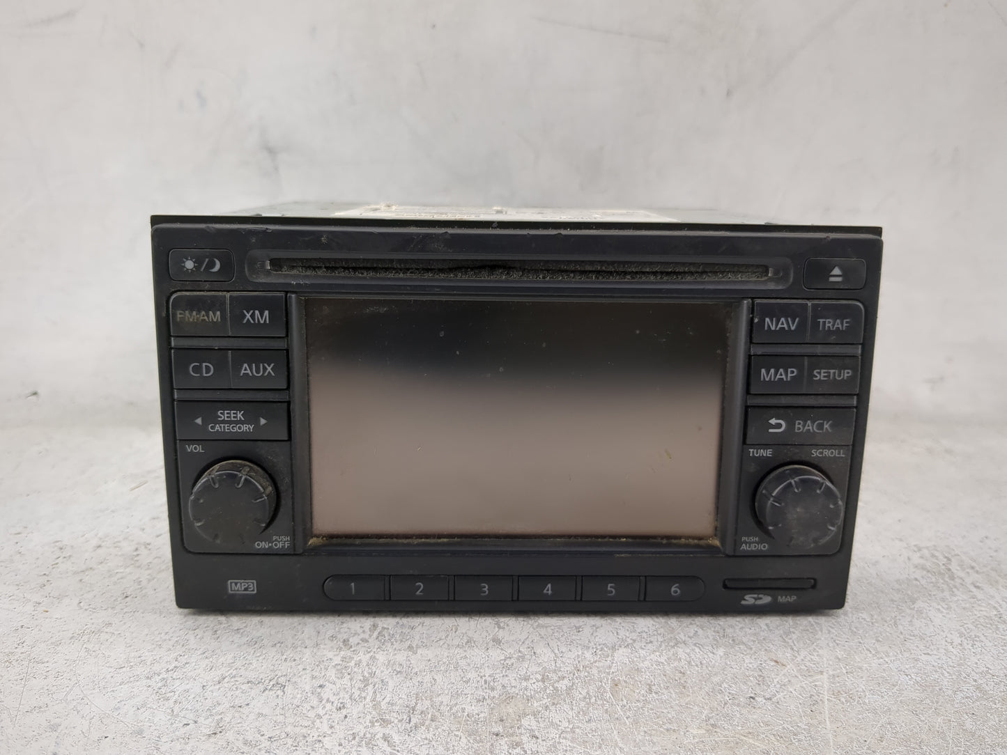 2012-2015 Nissan Rogue Radio AM FM Cd Player Receiver Replacement P/N:259151VX1B 7612051458 Fits Fits 2012 2013 2014 2015 OE