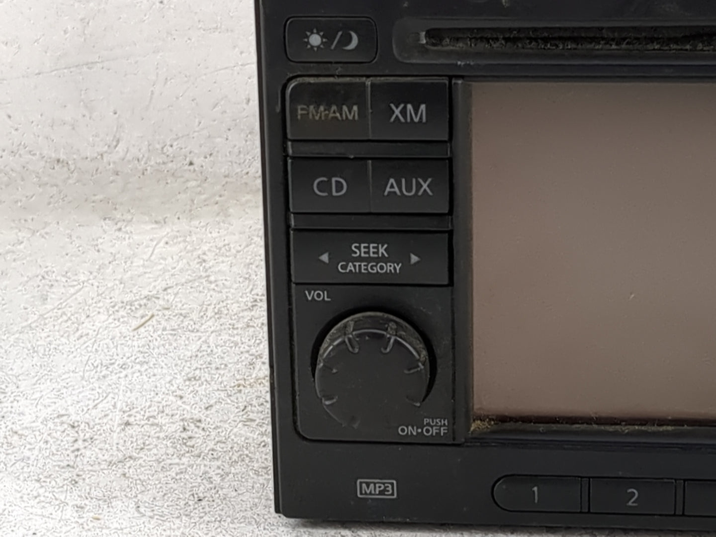 2012-2015 Nissan Rogue Radio AM FM Cd Player Receiver Replacement P/N:259151VX1B 7612051458 Fits Fits 2012 2013 2014 2015 OE