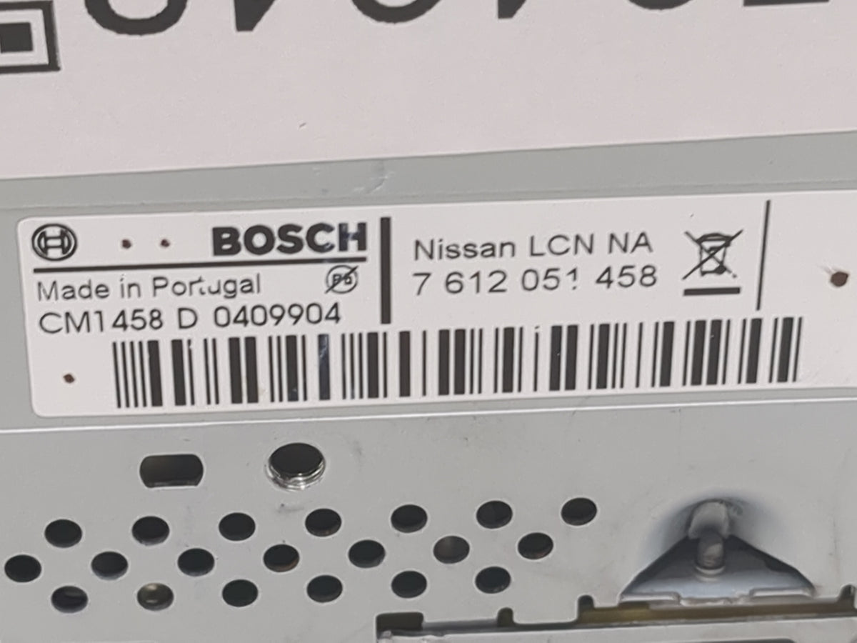 2012-2015 Nissan Rogue Radio AM FM Cd Player Receiver Replacement P/N:CM1458 D 0409904 7 612 051 458 Fits 2012 2013 2014 201
