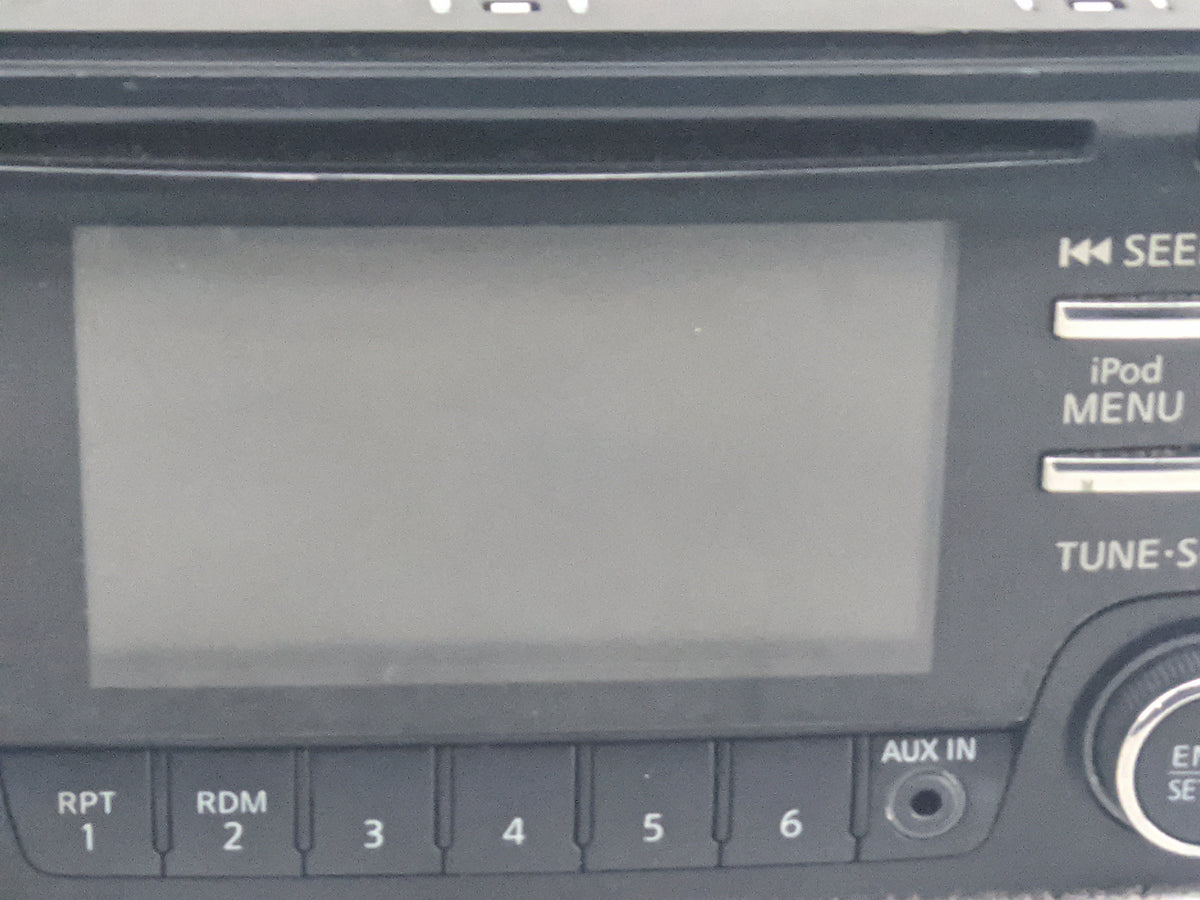 2012-2015 Nissan Rogue Radio AM FM Cd Player Receiver Replacement P/N:281851VX1A PN-FN51E Fits Fits 2012 2013 2014 2015 OEM 