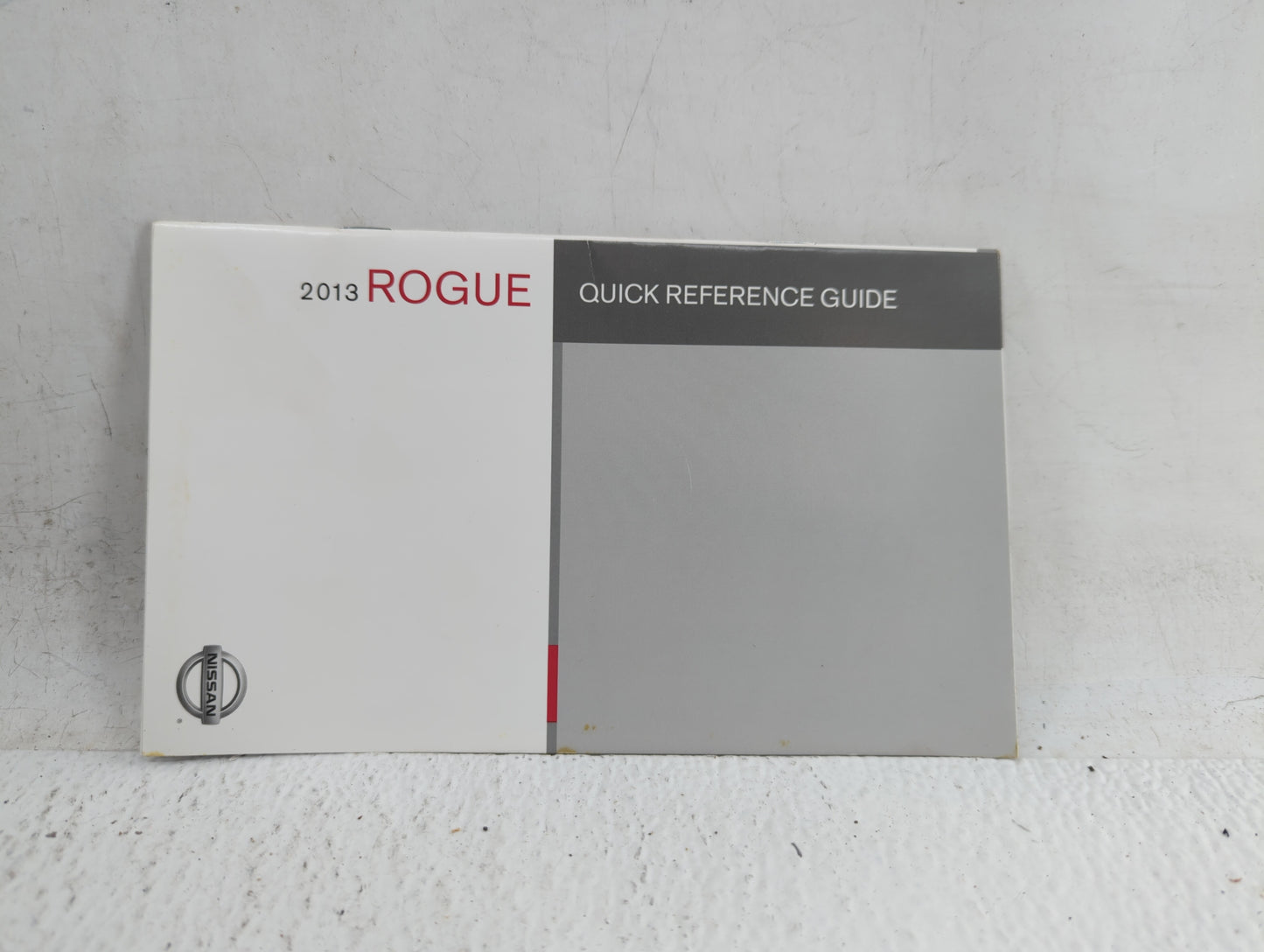 2013 Nissan Rogue Owners Manual Book Guide OEM Used Auto Parts - Oemusedautoparts1.com