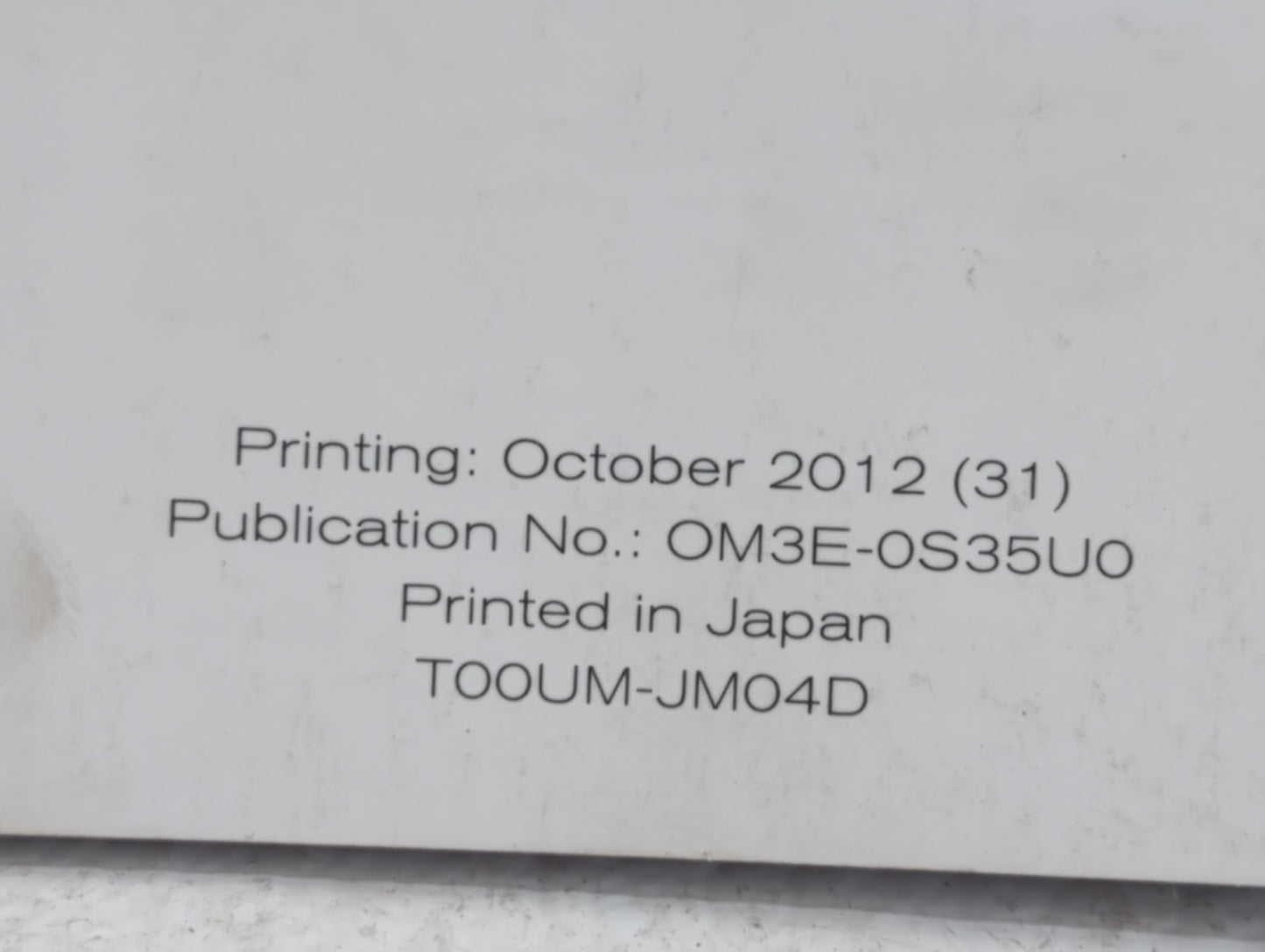 2013 Nissan Rogue Owners Manual Book Guide OEM Used Auto Parts - Oemusedautoparts1.com