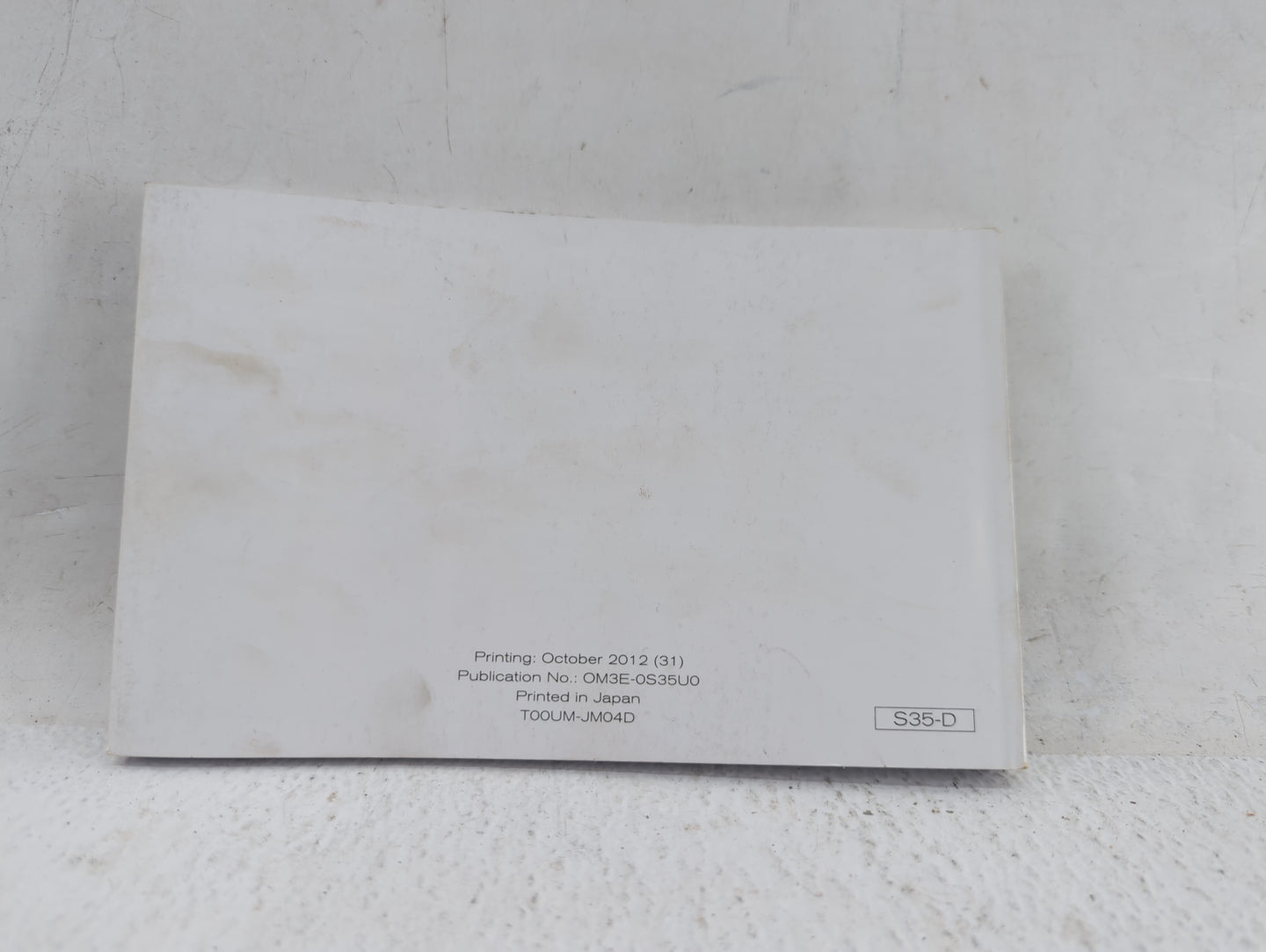 2013 Nissan Rogue Owners Manual Book Guide OEM Used Auto Parts - Oemusedautoparts1.com