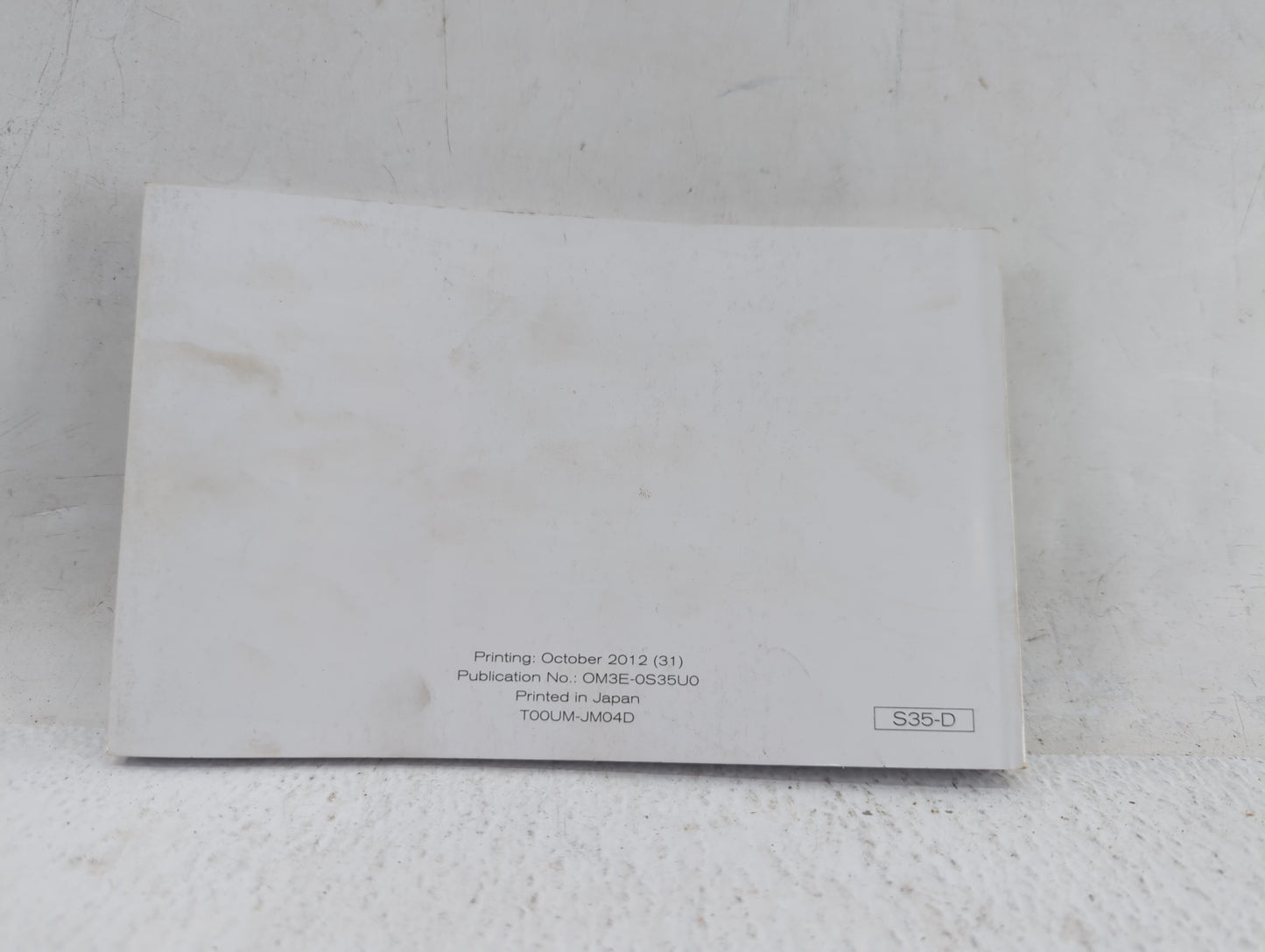 2013 Nissan Rogue Owners Manual Book Guide OEM Used Auto Parts - Oemusedautoparts1.com