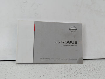2013 Nissan Rogue Owners Manual Book Guide OEM Used Auto Parts - Oemusedautoparts1.com