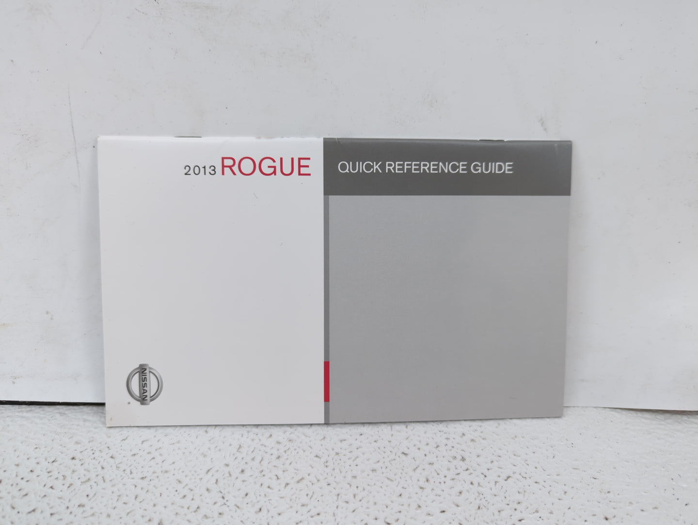 2013 Nissan Rogue Owners Manual Book Guide OEM Used Auto Parts - Oemusedautoparts1.com