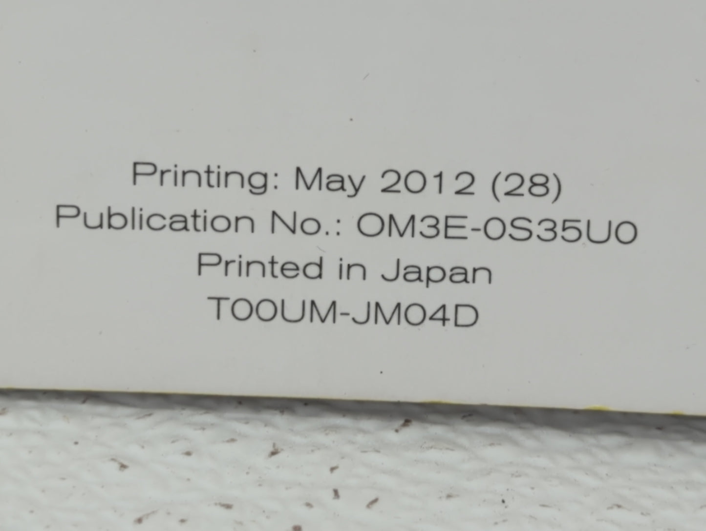 2013 Nissan Rogue Owners Manual Book Guide OEM Used Auto Parts - Oemusedautoparts1.com