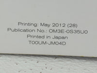 2013 Nissan Rogue Owners Manual Book Guide OEM Used Auto Parts - Oemusedautoparts1.com